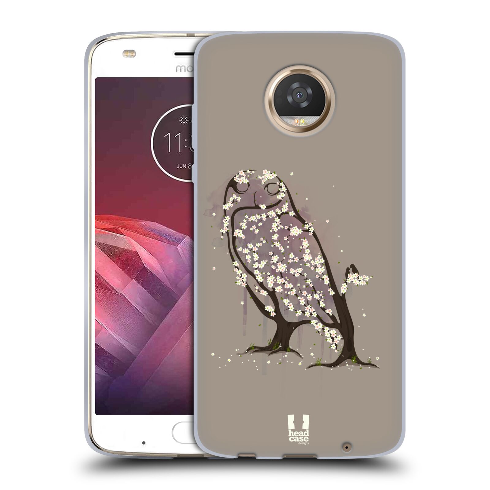 FUNDA HEAD CASE DESIGNS CON DIBUJO DE VIDA SILVESTRE EN FLOR PARA TELÉFONOS MOTOROLA 2 - Imagen 9 de 11