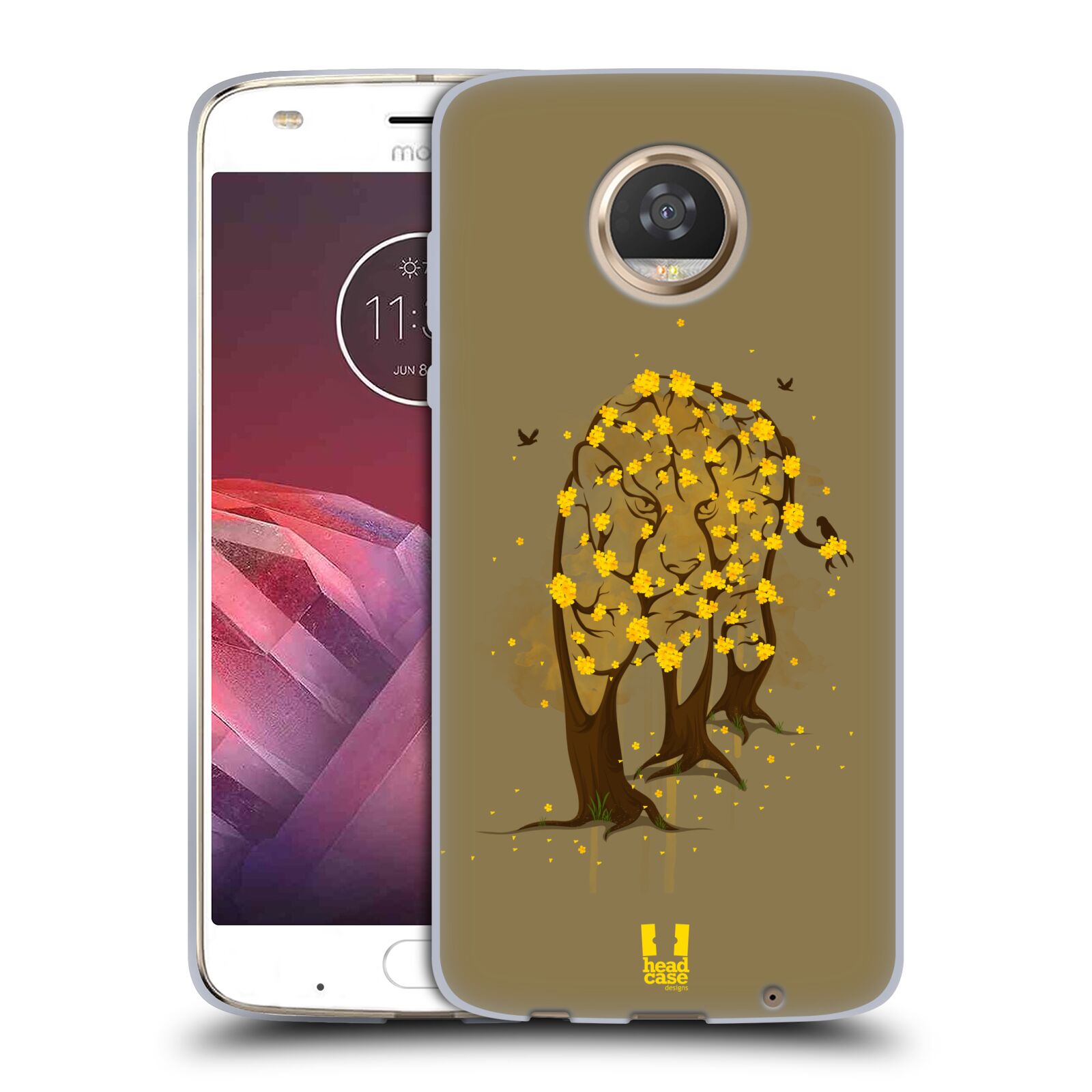 FUNDA HEAD CASE DESIGNS CON DIBUJO DE VIDA SILVESTRE EN FLOR PARA TELÉFONOS MOTOROLA 2 - Imagen 11 de 11