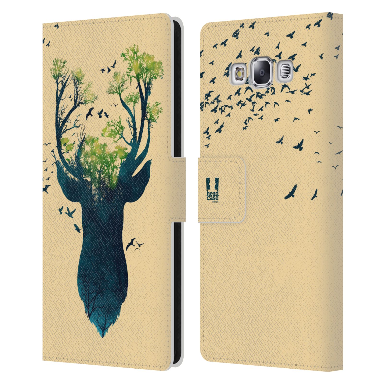 HEAD CASE DESIGNS WILDLIFE SILHOUETTE LEATHER BOOK CASE FOR SAMSUNG PHONES 3 - Picture 7 of 11