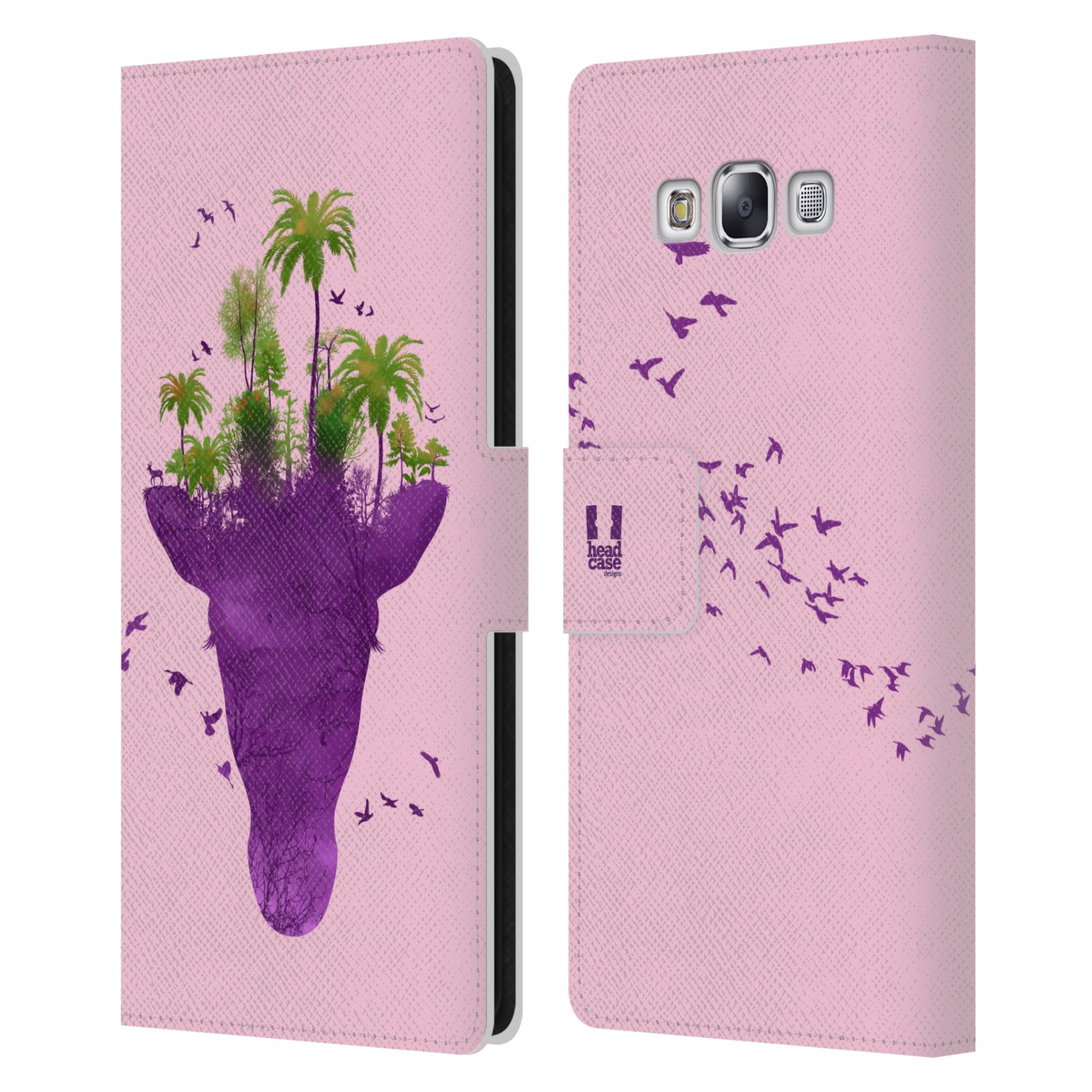 HEAD CASE DESIGNS WILDLIFE SILHOUETTE LEATHER BOOK CASE FOR SAMSUNG PHONES 3 - Picture 9 of 11