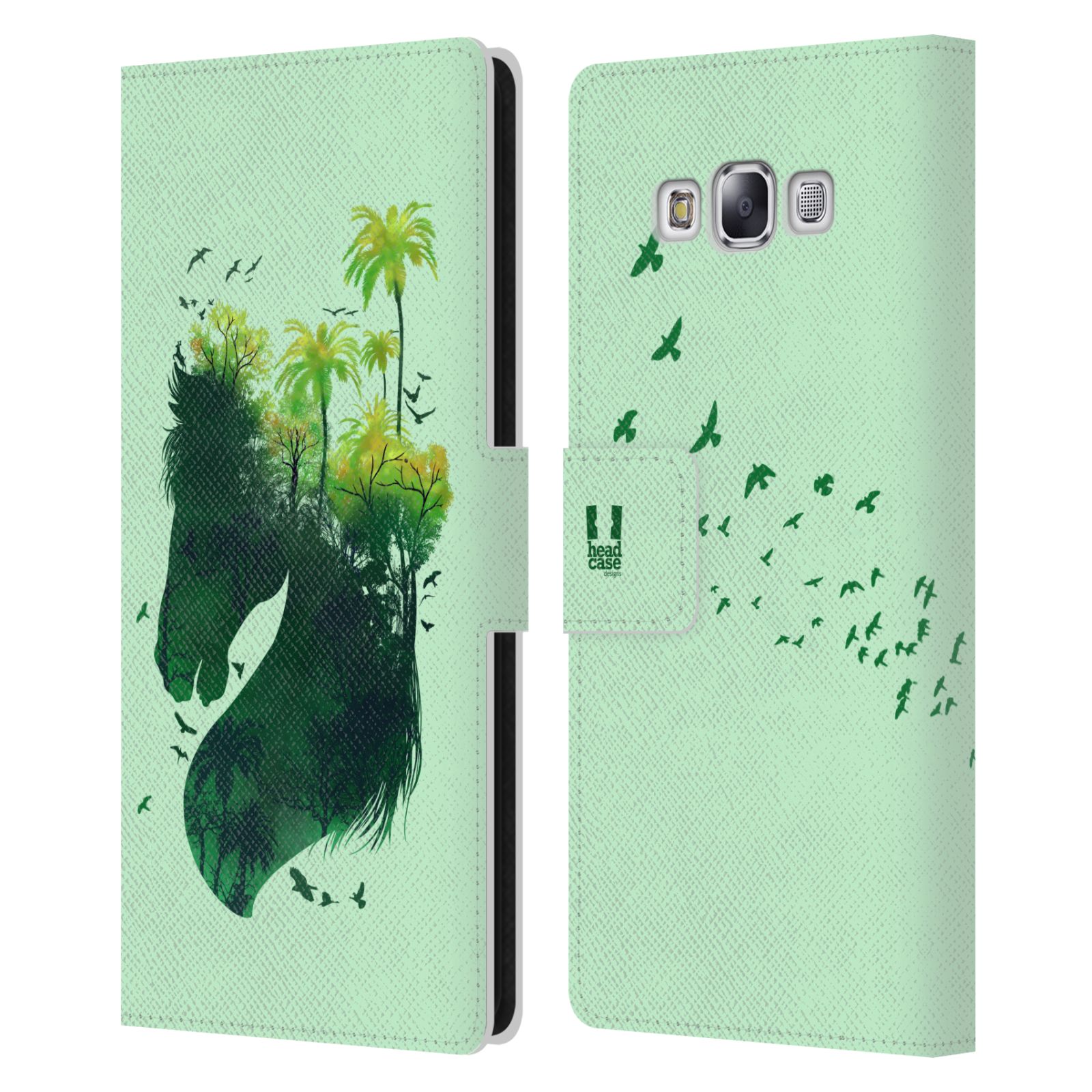 HEAD CASE DESIGNS WILDLIFE SILHOUETTE LEATHER BOOK CASE FOR SAMSUNG PHONES 3 - Picture 10 of 11