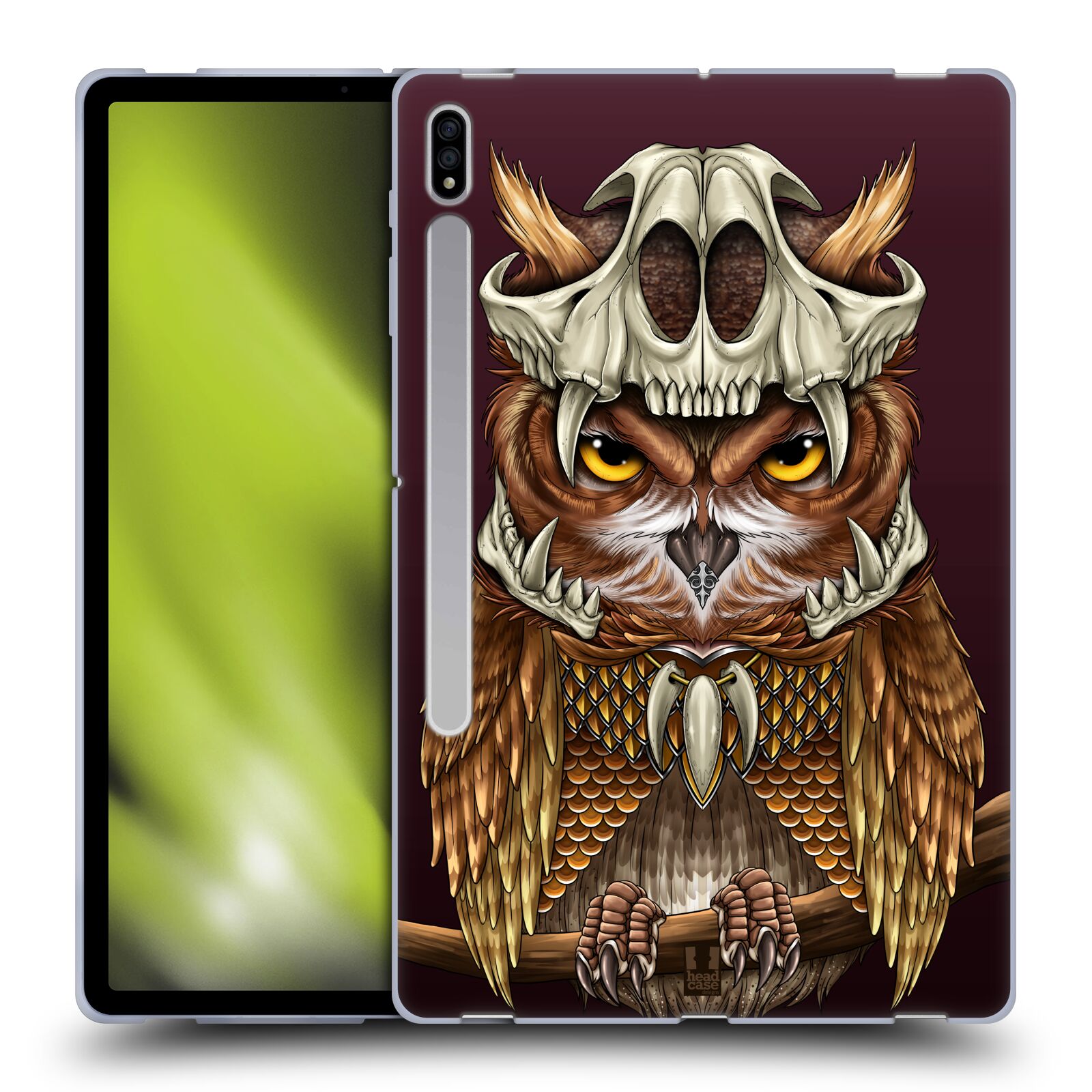 HEAD CASE DESIGNS WILDLIFE SKULL CROWN SOFT GEL CASE FOR SAMSUNG TABLETS 1 - Picture 9 of 10