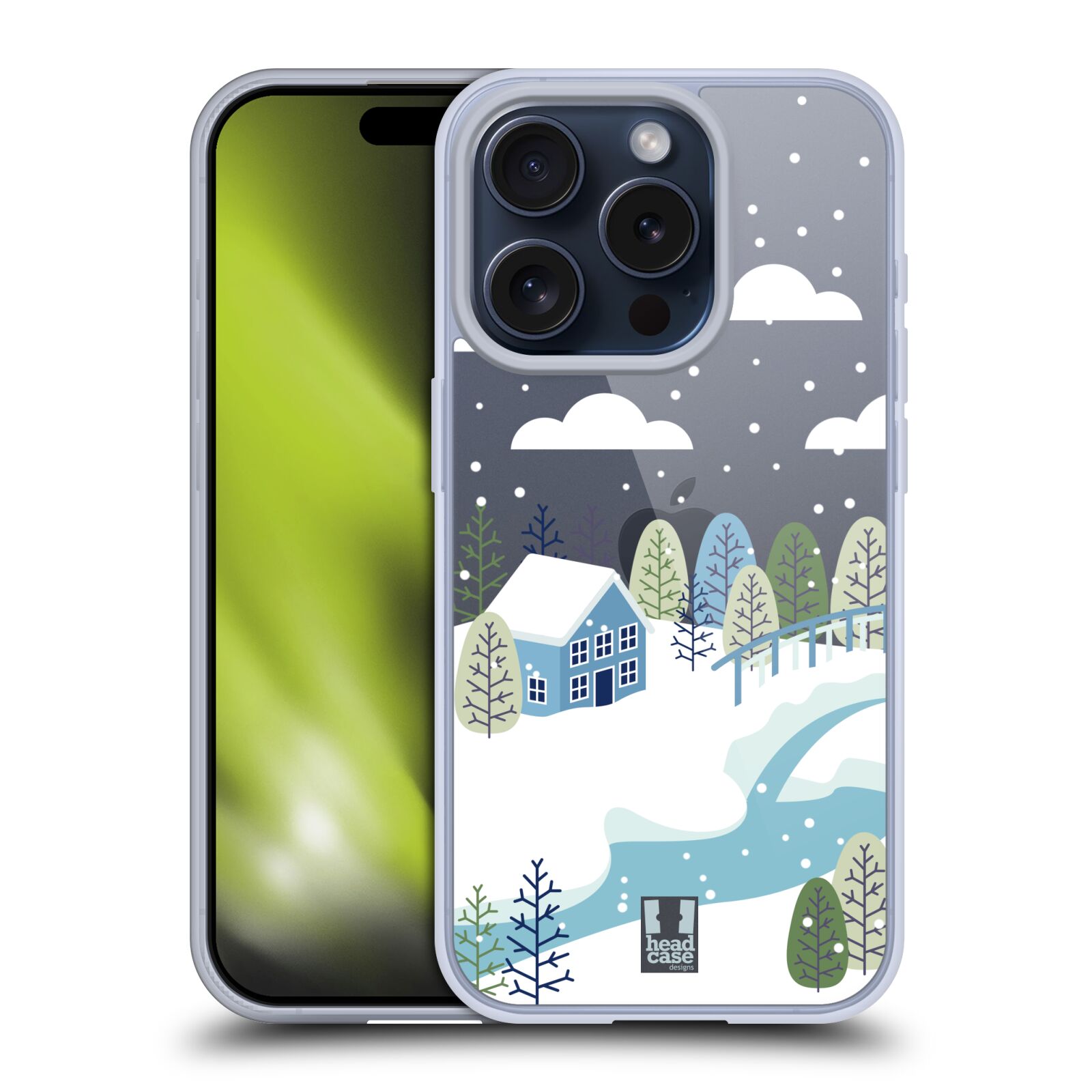 HEAD CASE DESIGNS WINTER COTTAGES-SOFT-GEL-SCHUTZHÜLLE FÜR APPLE iPHONE HANDYS - Bild 9 von 10