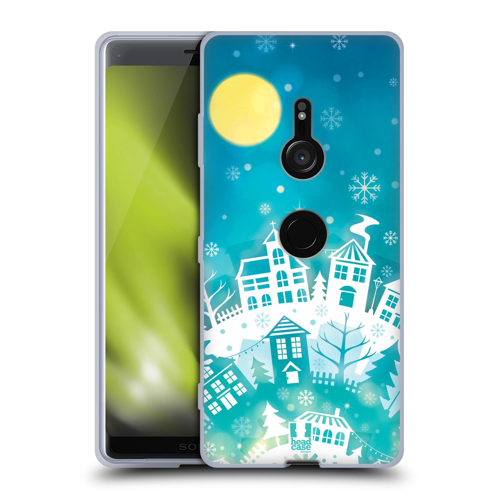 FUNDA HEAD CASE DESIGNS DE GEL SUAVE DE INVIERNO CIUDADES PARA TELÉFONOS SONY 1 - Imagen 8 de 12