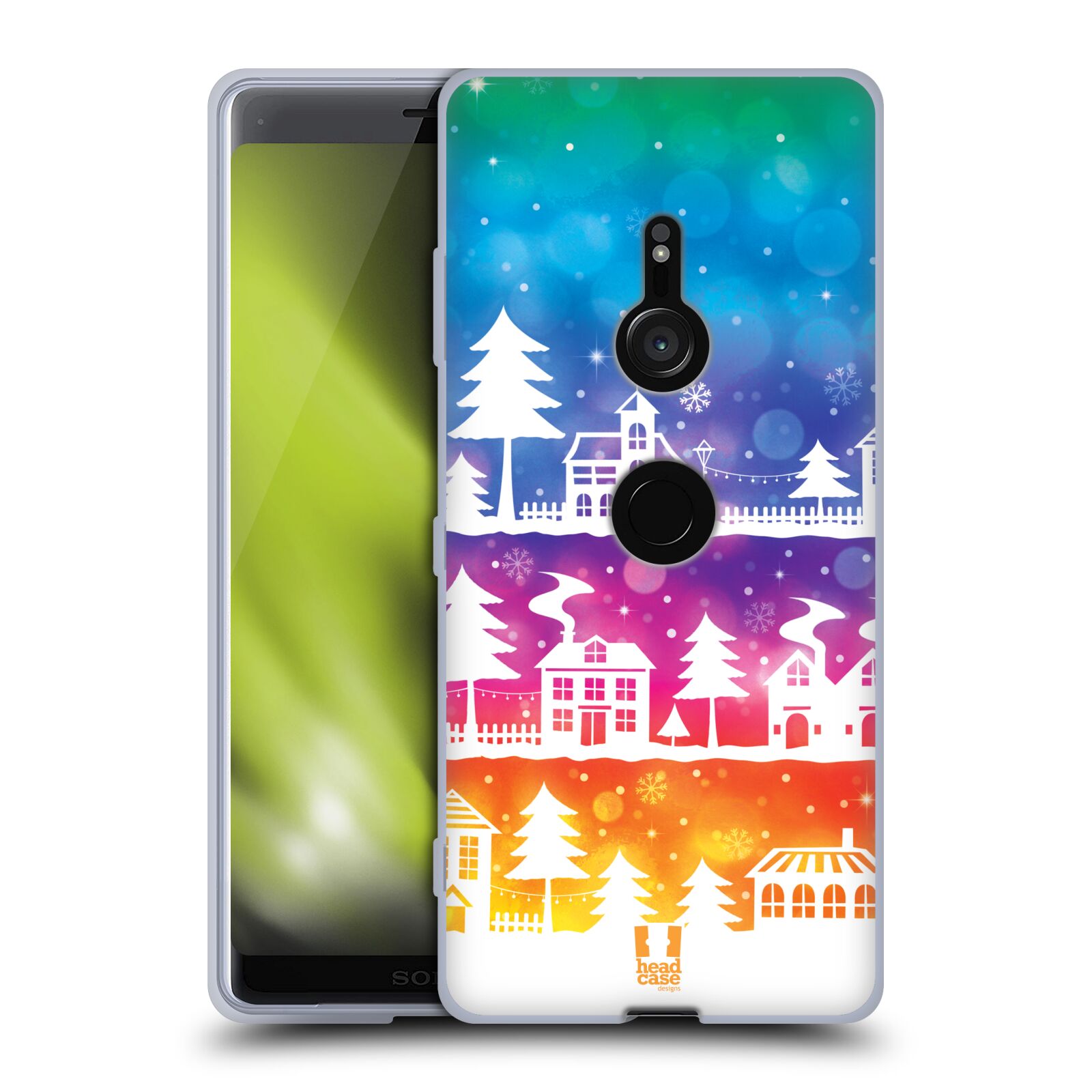 FUNDA HEAD CASE DESIGNS DE GEL SUAVE DE INVIERNO CIUDADES PARA TELÉFONOS SONY 1 - Imagen 9 de 12