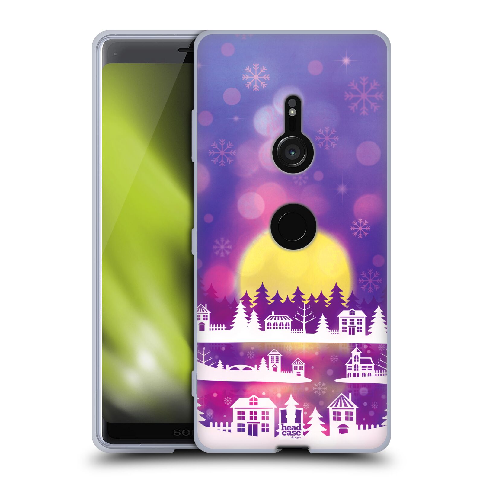 FUNDA HEAD CASE DESIGNS DE GEL SUAVE DE INVIERNO CIUDADES PARA TELÉFONOS SONY 1 - Imagen 12 de 12