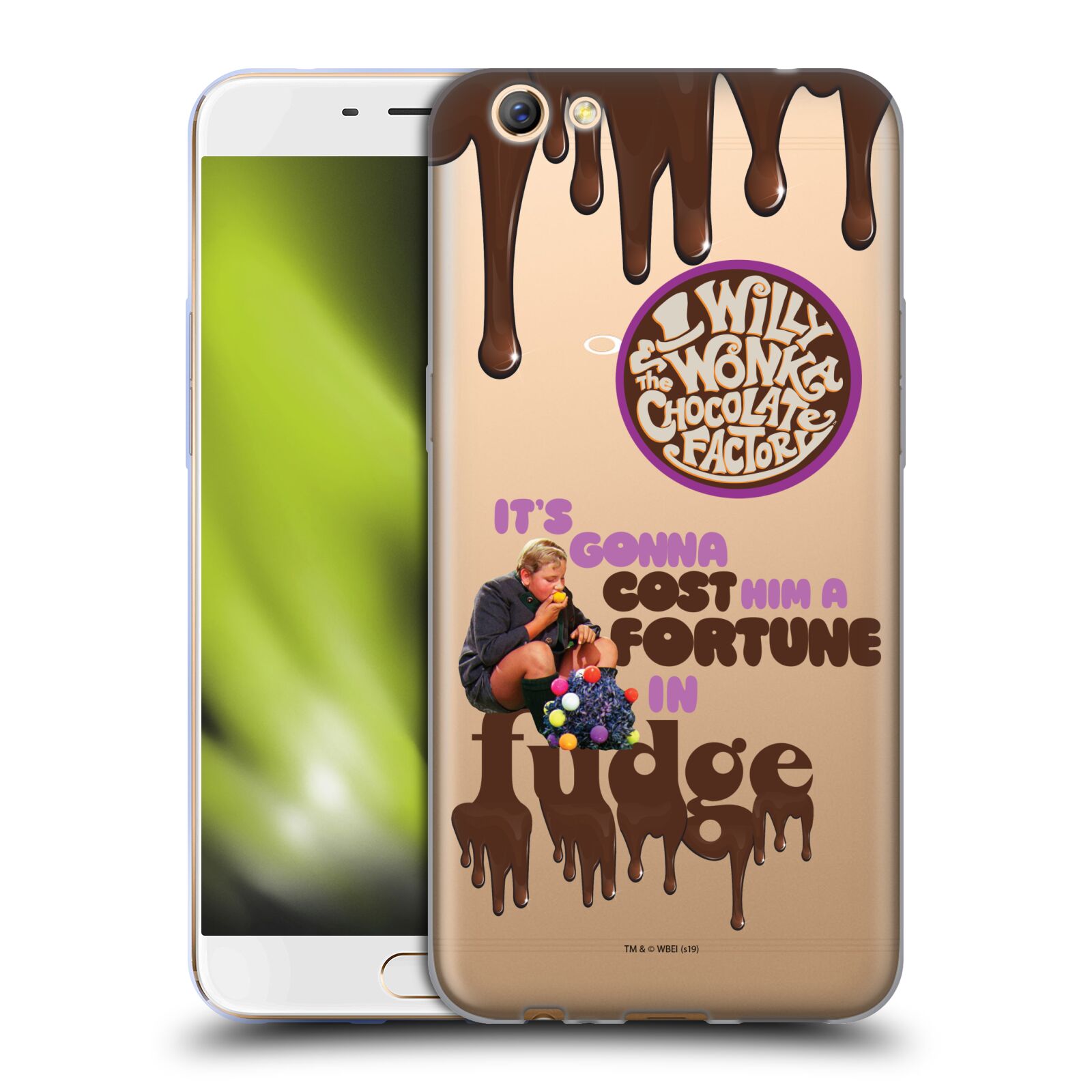 OFFICIAL WILLY WONKA AND THE CHOCOLATE FACTORY GRAPHICS GEL CASE FOR OPPO  PHONES