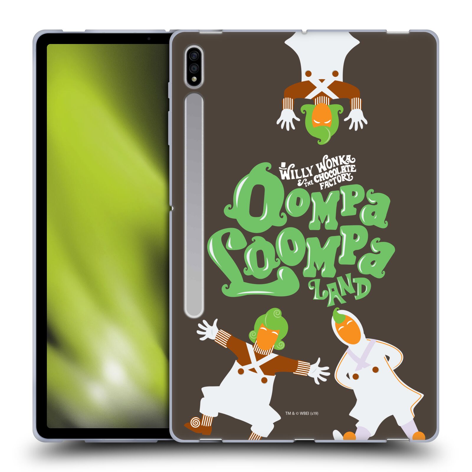 WILLY WONKA AND THE CHOCOLATE FACTORY GRAPHICS GEL CASE FOR SAMSUNG TABLETS  1