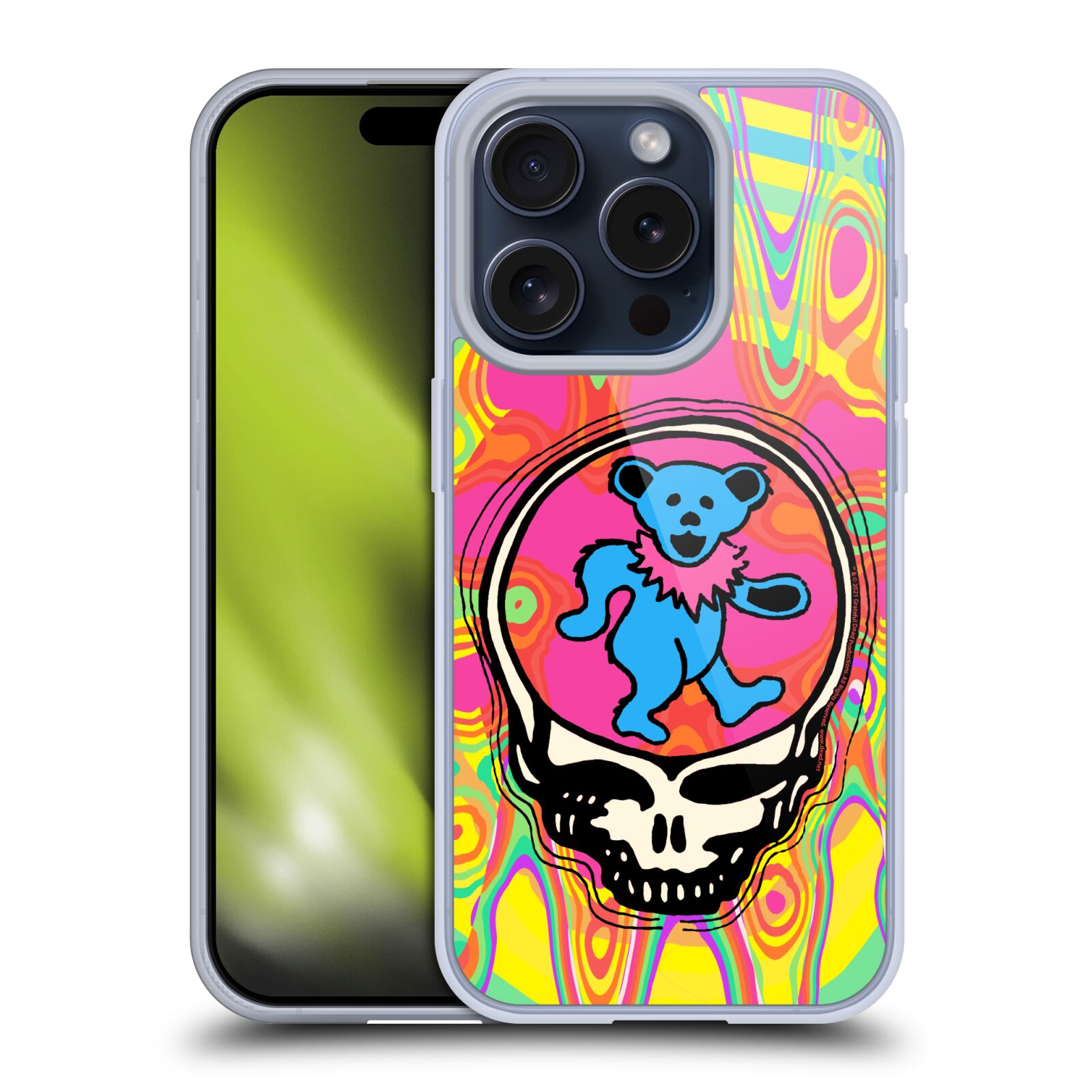 OFFICIAL GRATEFUL DEAD TRENDS GEL CASE COMPATIBLE W/ APPLE iPHONE PHONES/MAGSAFE