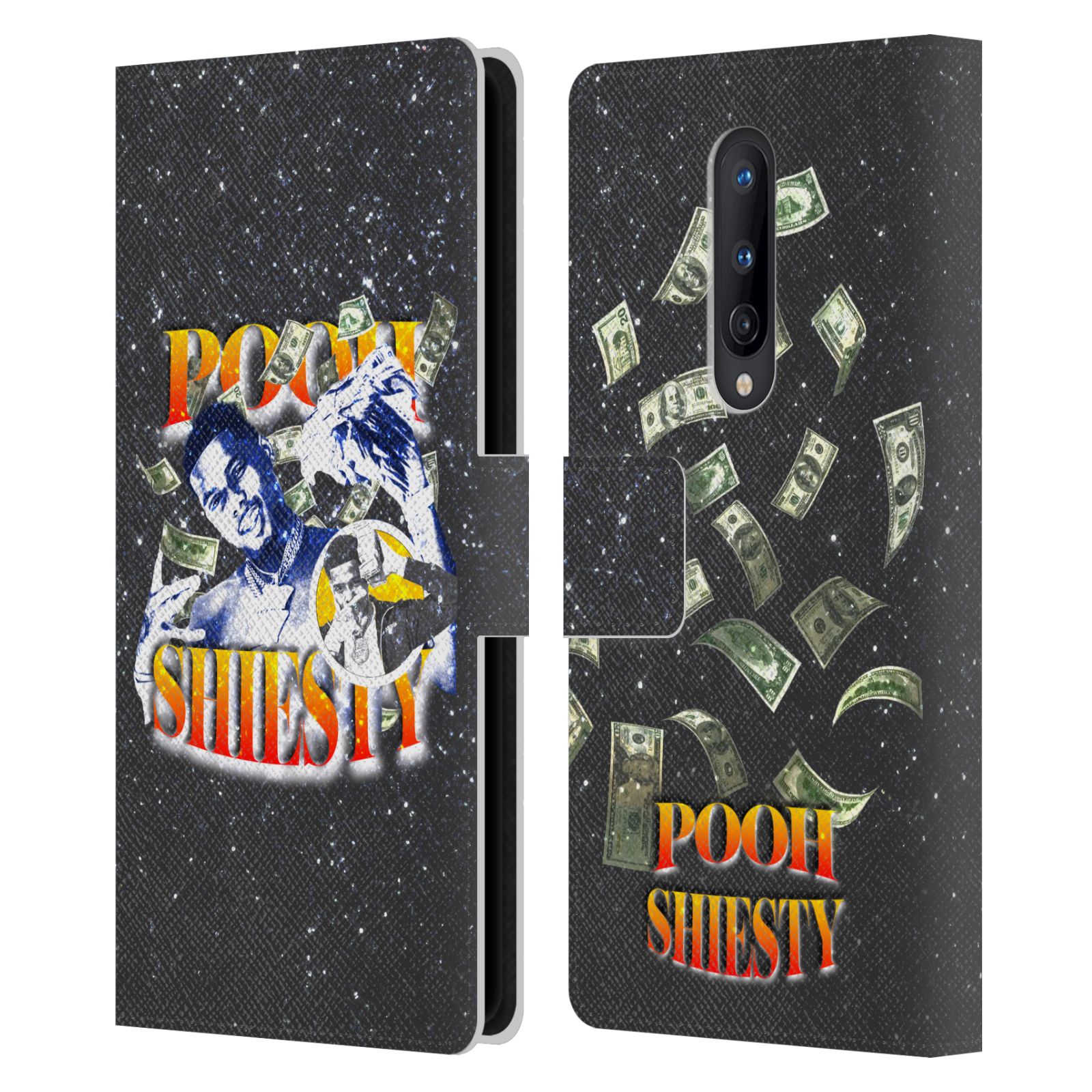OFFICIAL POOH SHIESTY GRAPHICS LEATHER BOOK WALLET CASE COVER FOR ONEPLUS PHONES - Picture 7 of 12