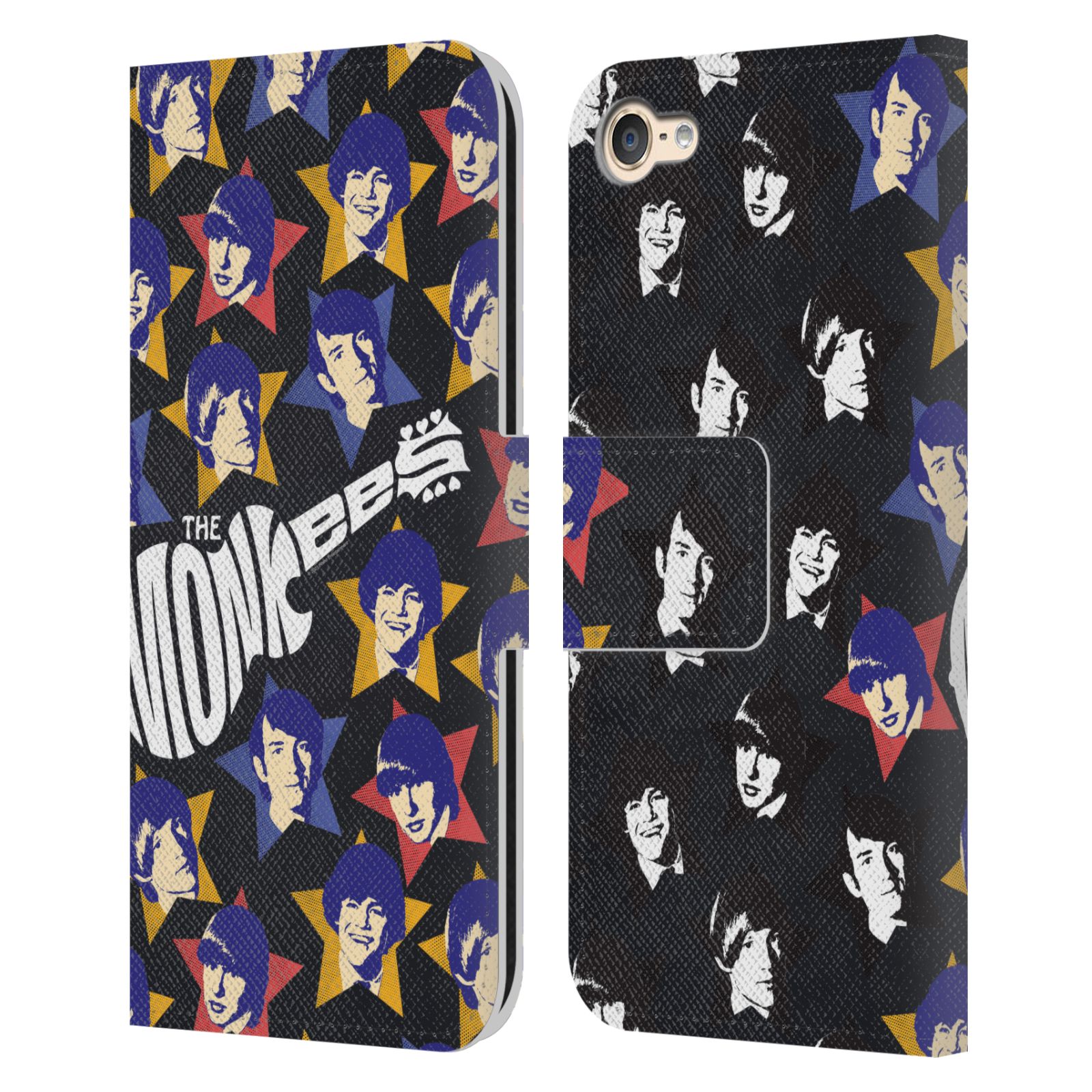 OFFICIAL THE MONKEES GRAPHICS LEATHER BOOK CASE FOR APPLE iPOD TOUCH MP3 - Picture 7 of 12