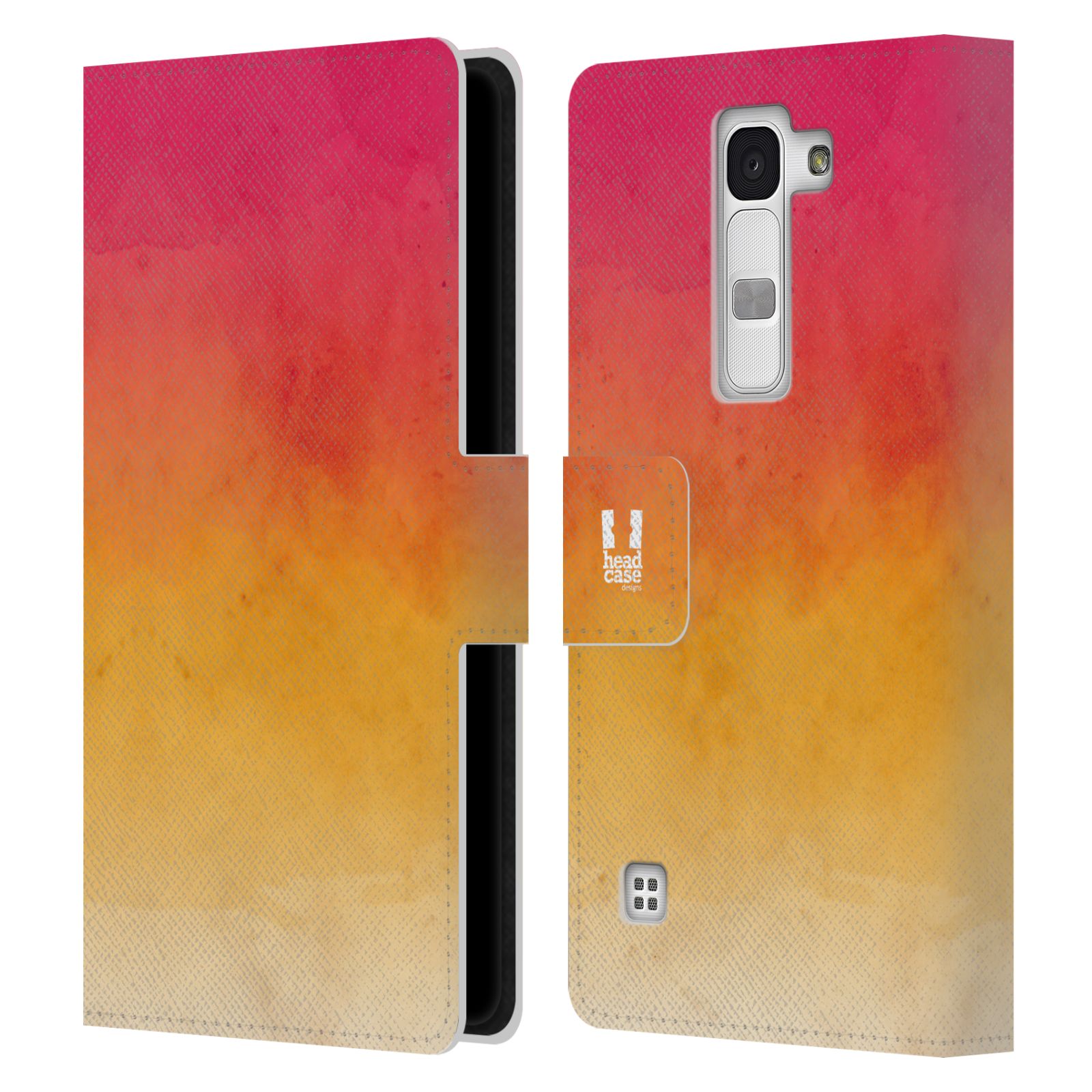 HEAD CASE DESIGNS COLOUR OMBRE LEATHER BOOK CASE & WALLPAPER FOR LG PHONES 2 - Picture 9 of 15