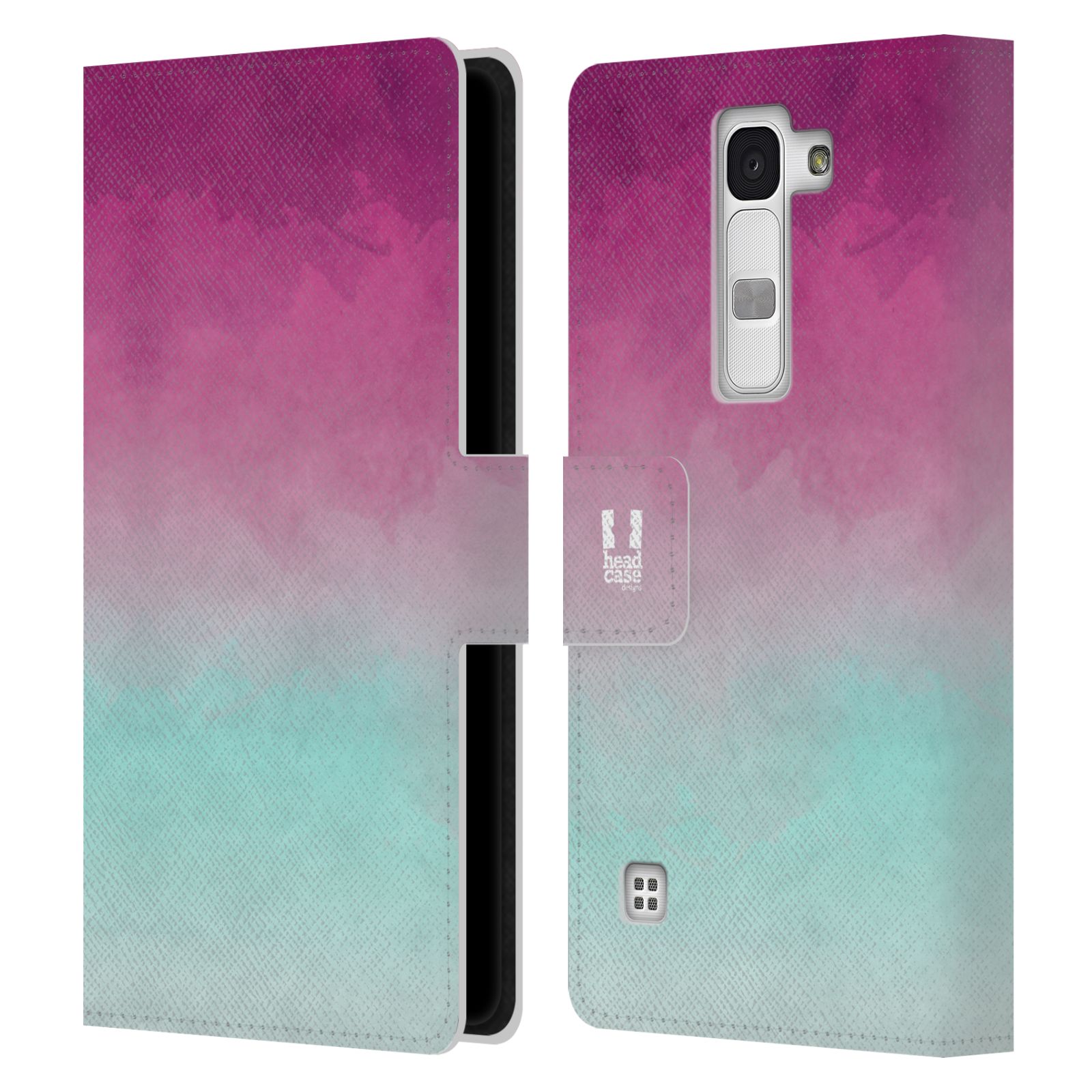 HEAD CASE DESIGNS COLOUR OMBRE LEATHER BOOK CASE & WALLPAPER FOR LG PHONES 2 - Picture 10 of 15