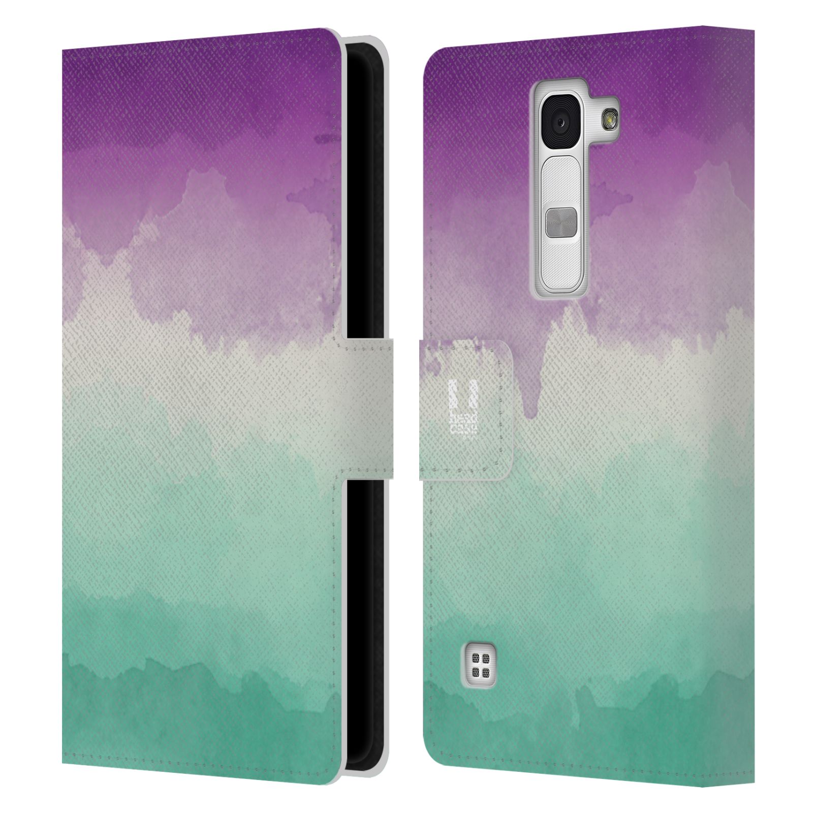 HEAD CASE DESIGNS COLOUR OMBRE LEATHER BOOK CASE & WALLPAPER FOR LG PHONES 2 - Picture 14 of 15