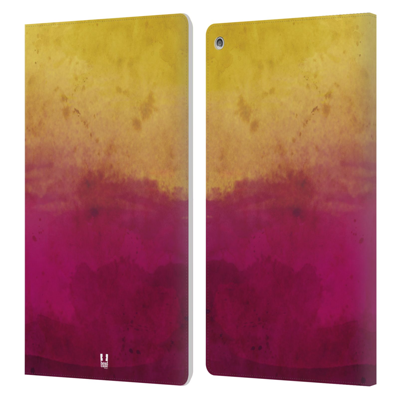 HEAD CASE DESIGNS COLOUR OMBRE LEATHER BOOK CASE & WALLPAPER FOR AMAZON FIRE - Picture 15 of 15