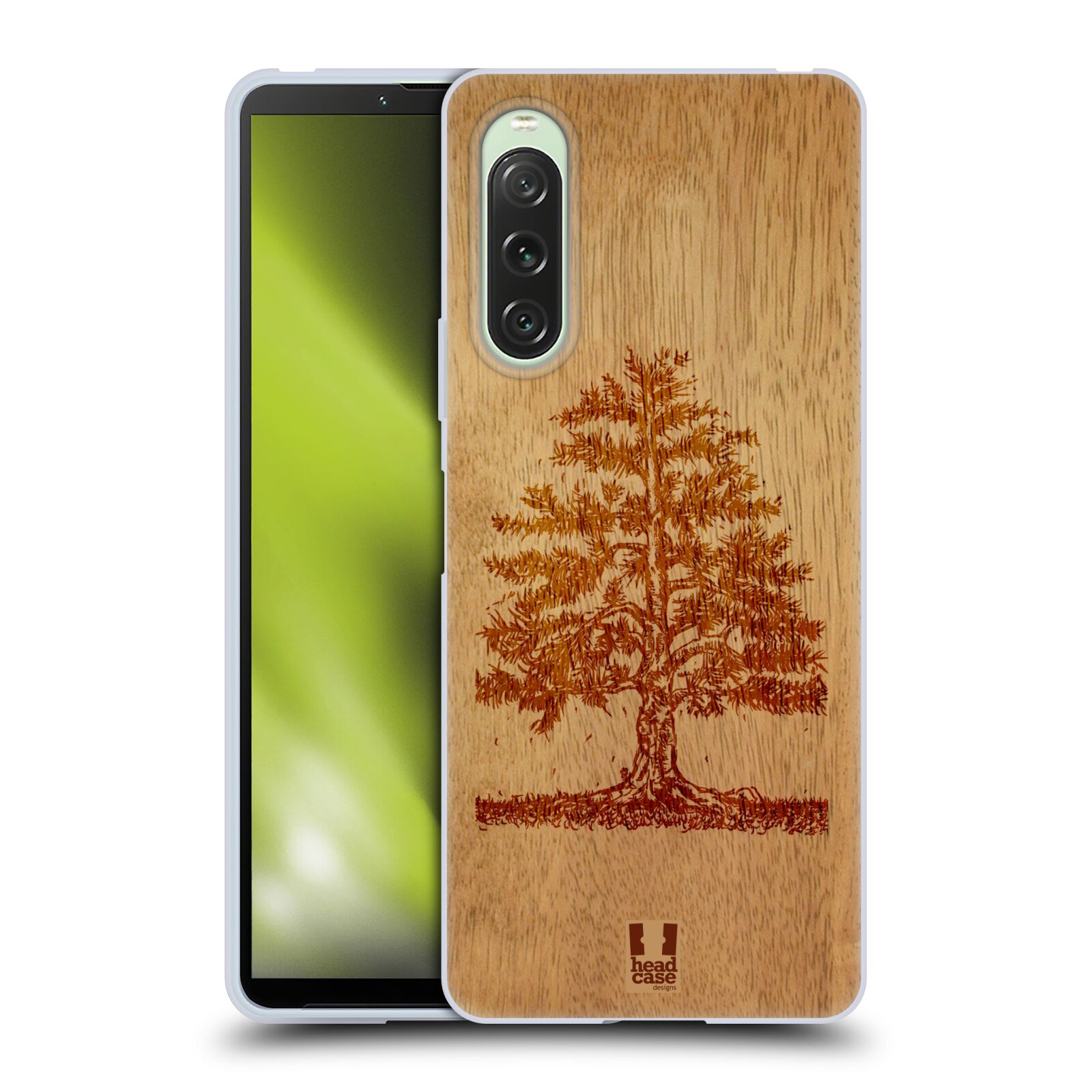 Silikonové pouzdro - Sony Xperia 10 V - Head Case - WOODART TREE (Silikonový kryt, obal, pouzdro na mobilní telefon Sony Xperia 10 V s motivem WOODART TREE)