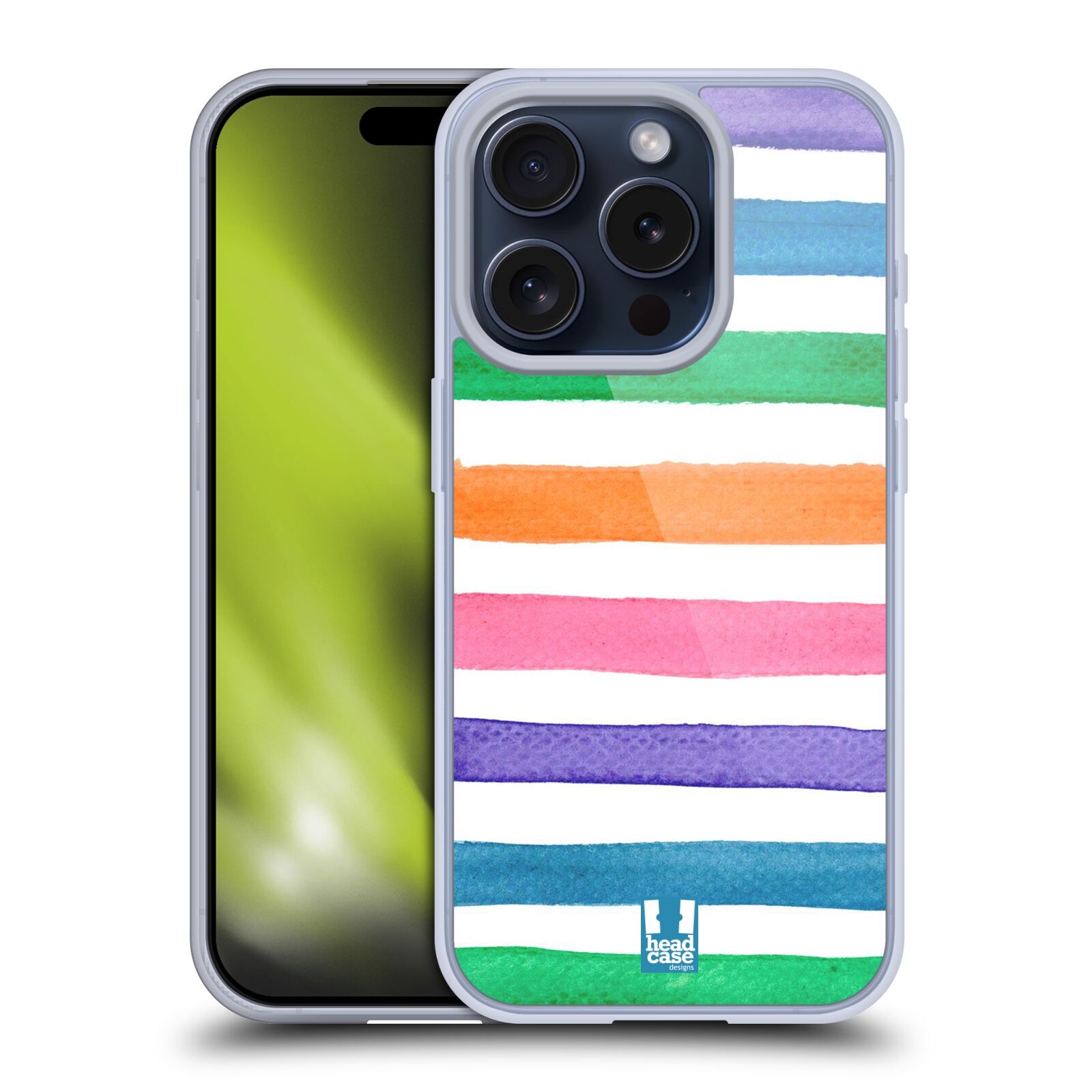 HEAD CASE DESIGNS COULEUR RAYURES ÉTUI COQUE EN GEL POUR APPLE iPHONE TÉLÉPHONES - Photo 8 sur 12