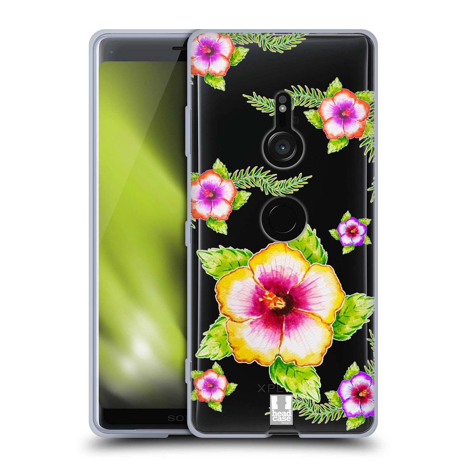 HEAD CASE DESIGNS WATERCOLOURED FLORALS SOFT GEL CASE FOR SONY PHONES 1 - Picture 8 of 10