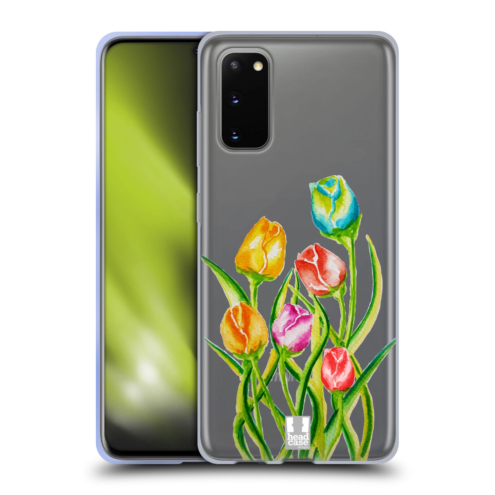 HEAD CASE DESIGNS AQUARELBLOEMEN GEL CASE HOESJE VOOR SAMSUNG TELEFOONS 1 - Afbeelding 9 van 10