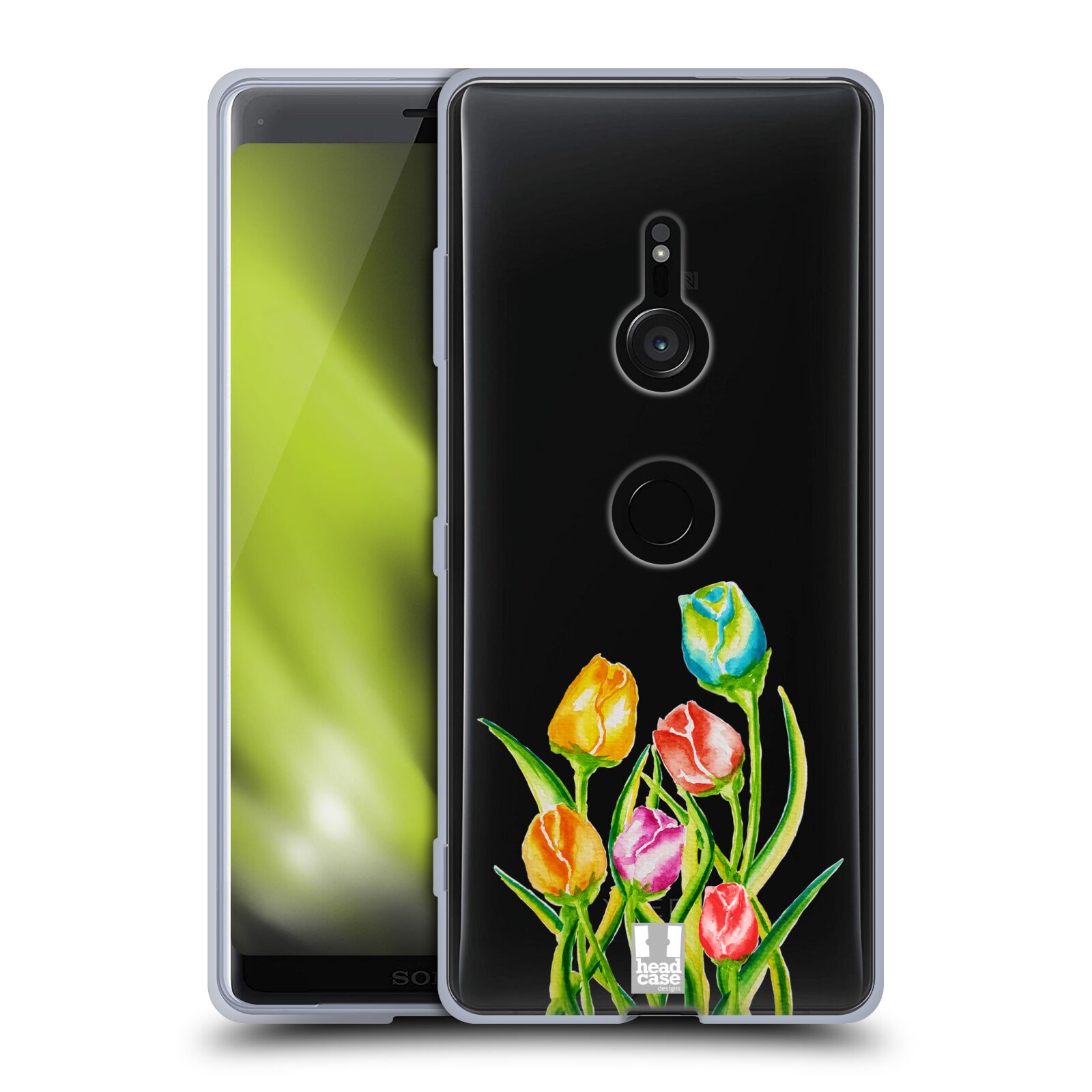 HEAD CASE DESIGNS WATERCOLOURED FLORALS SOFT GEL CASE FOR SONY PHONES 1 - Picture 10 of 10