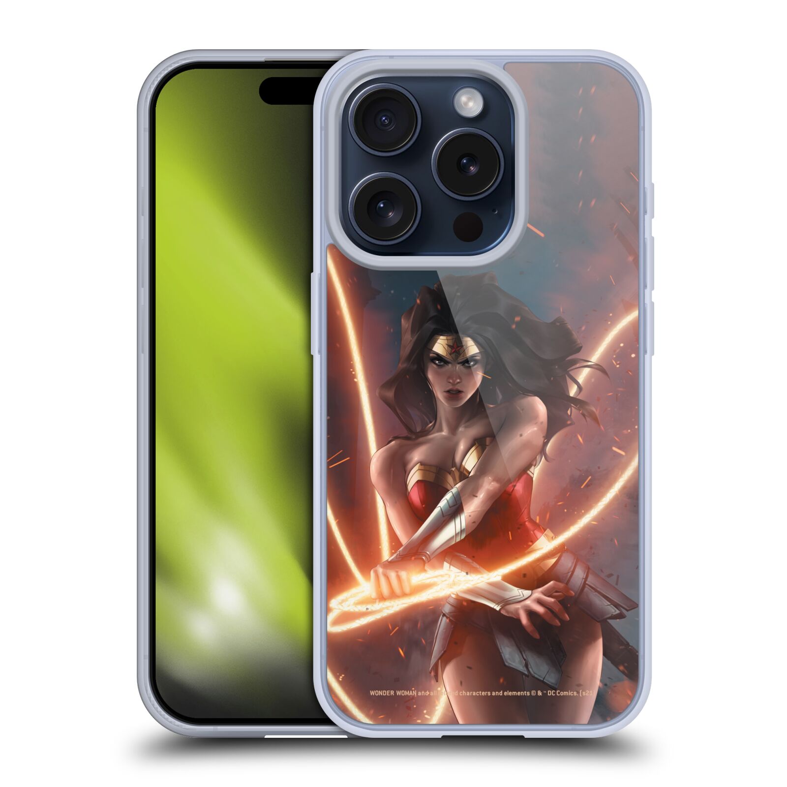 WONDER WOMAN DC COMICS COMIC BOOK COVER SOFT GEL CASE FOR APPLE iPHONE PHONES - Picture 8 of 11