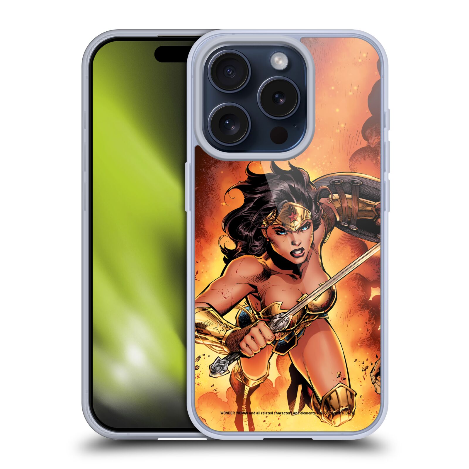 WONDER WOMAN DC COMICS COMIC BOOK COVER SOFT GEL CASE FOR APPLE iPHONE PHONES - Picture 9 of 11