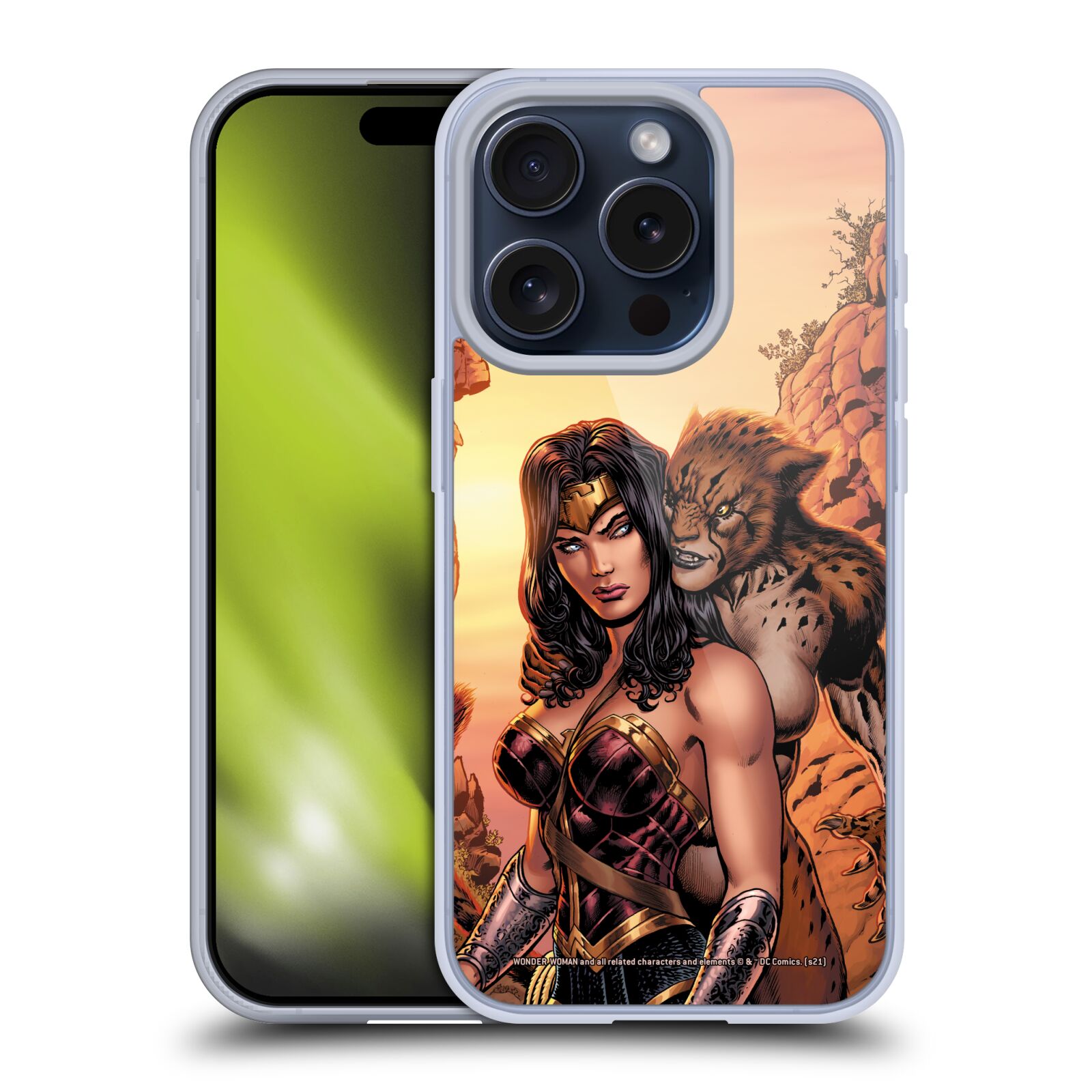 WONDER WOMAN DC COMICS COMIC BOOK COVER SOFT GEL CASE FOR APPLE iPHONE PHONES - Picture 10 of 11