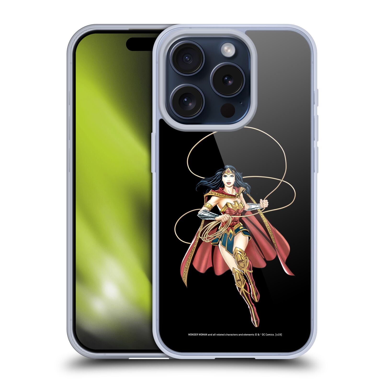 WONDER WOMAN DC COMICS CHARAKTER KUNST WEICHE GEL-HÜLLE FÜR APPLE iPHONE HANDYS - Bild 8 von 10