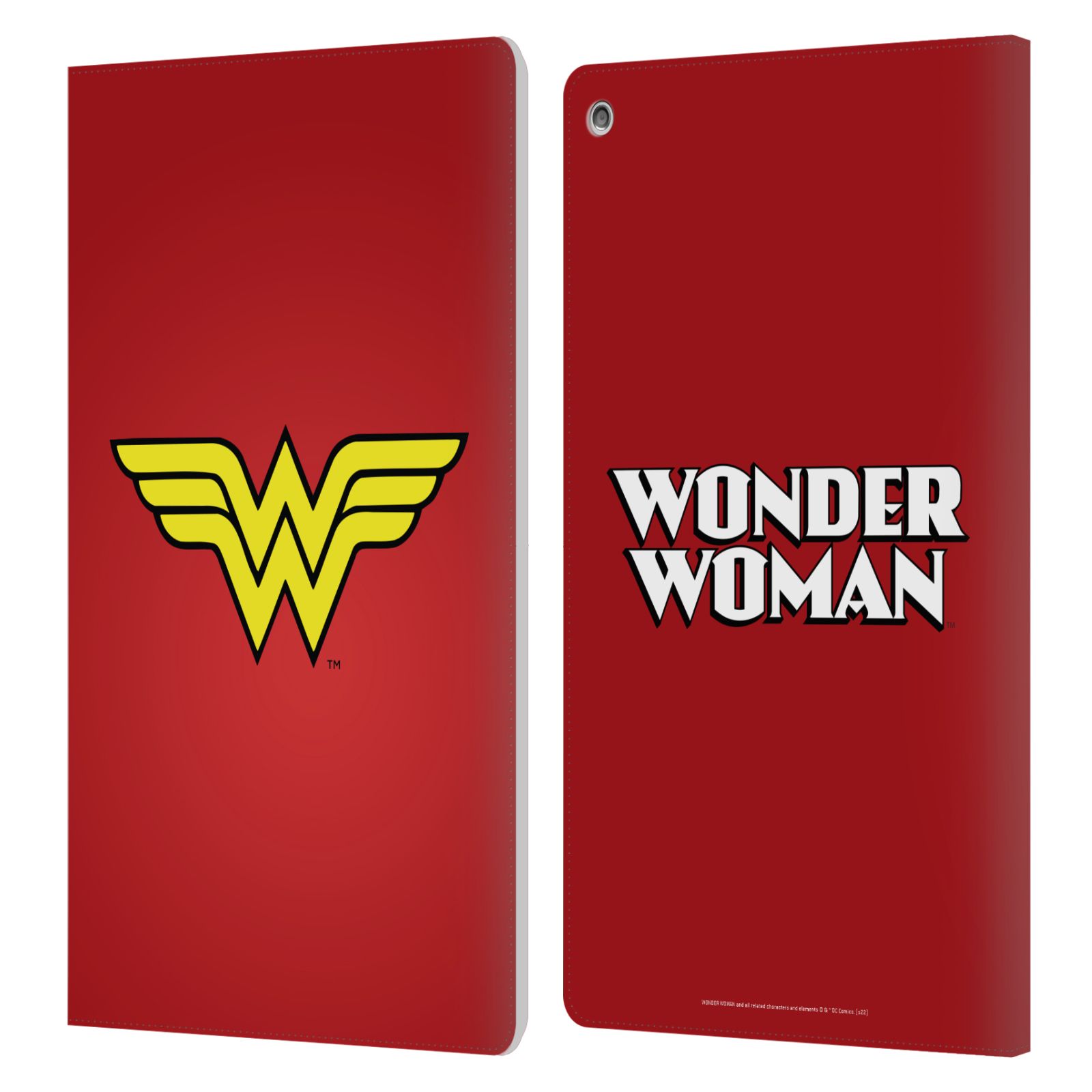 OFFICIAL WONDER WOMAN DC COMICS LOGOS LEATHER BOOK WALLET CASE FOR AMAZON FIRE - Picture 7 of 12