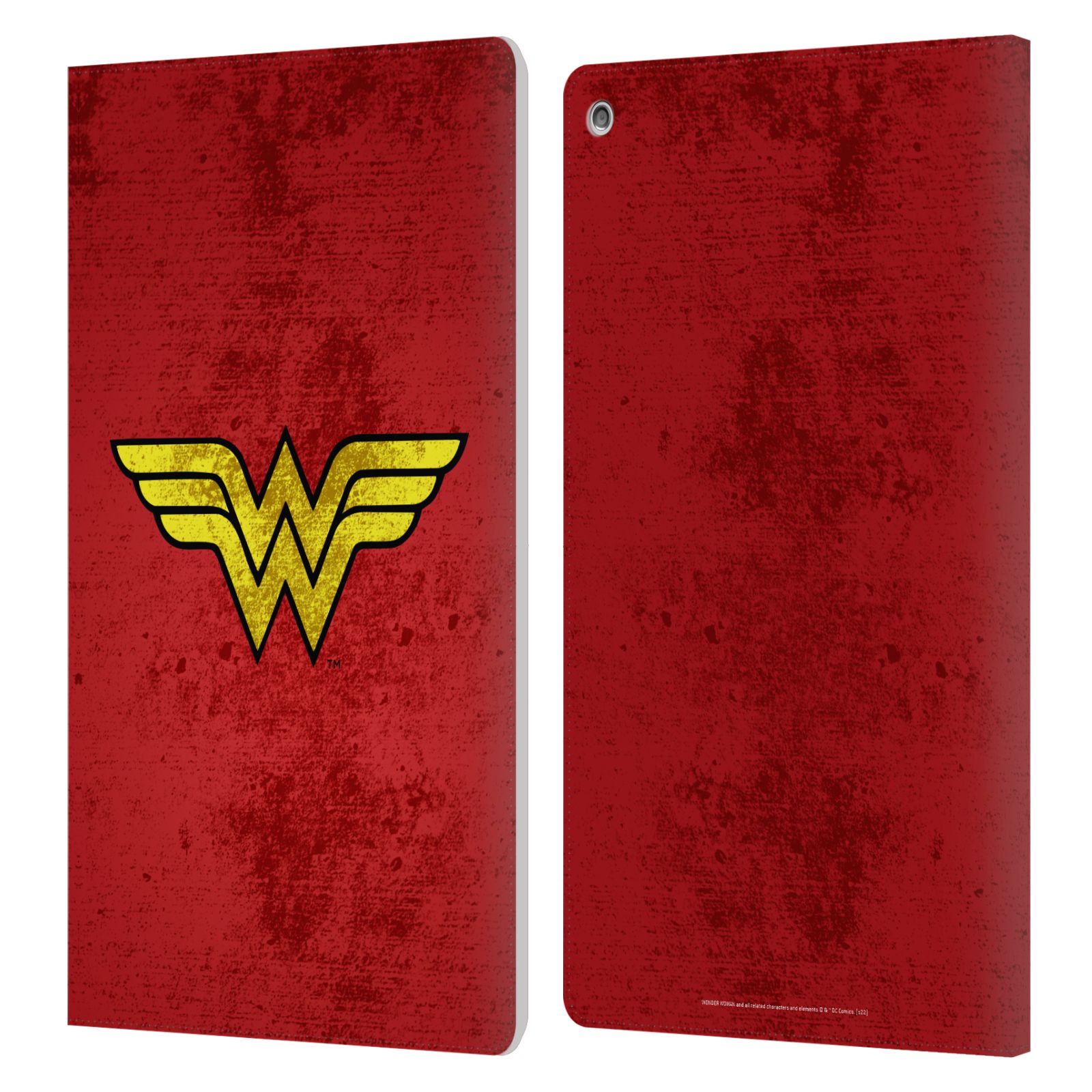 OFFICIAL WONDER WOMAN DC COMICS LOGOS LEATHER BOOK WALLET CASE FOR AMAZON FIRE - Picture 9 of 12