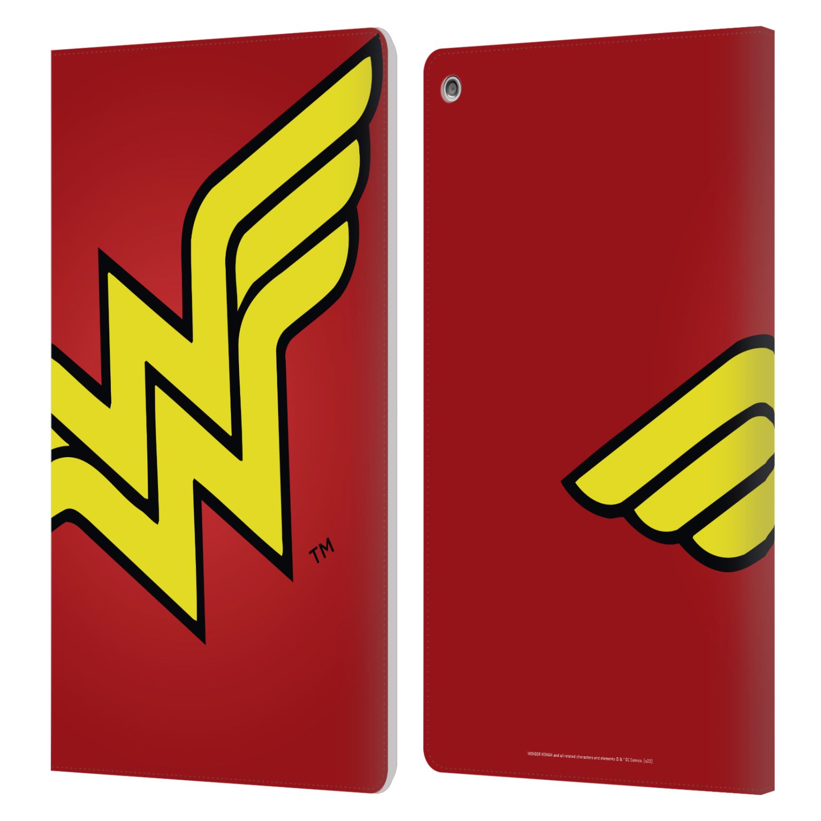 OFFICIAL WONDER WOMAN DC COMICS LOGOS LEATHER BOOK WALLET CASE FOR AMAZON FIRE - Picture 10 of 12