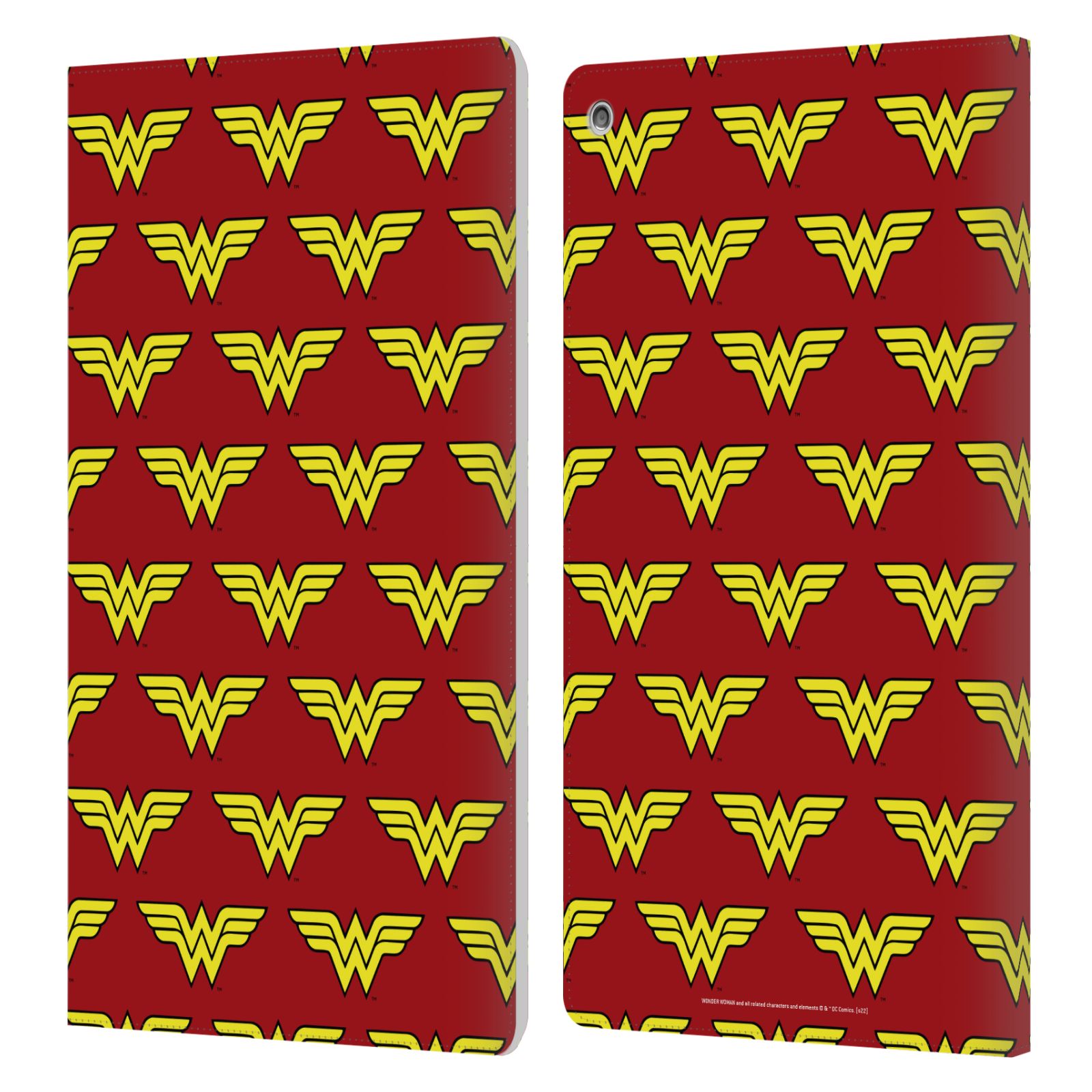 OFFICIAL WONDER WOMAN DC COMICS LOGOS LEATHER BOOK WALLET CASE FOR AMAZON FIRE - Picture 11 of 12