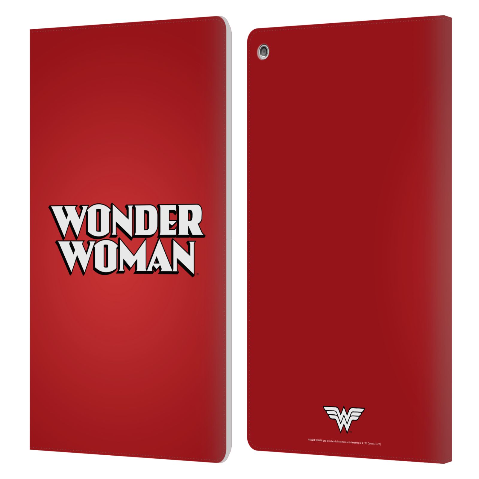 OFFICIAL WONDER WOMAN DC COMICS LOGOS LEATHER BOOK WALLET CASE FOR AMAZON FIRE - Picture 12 of 12
