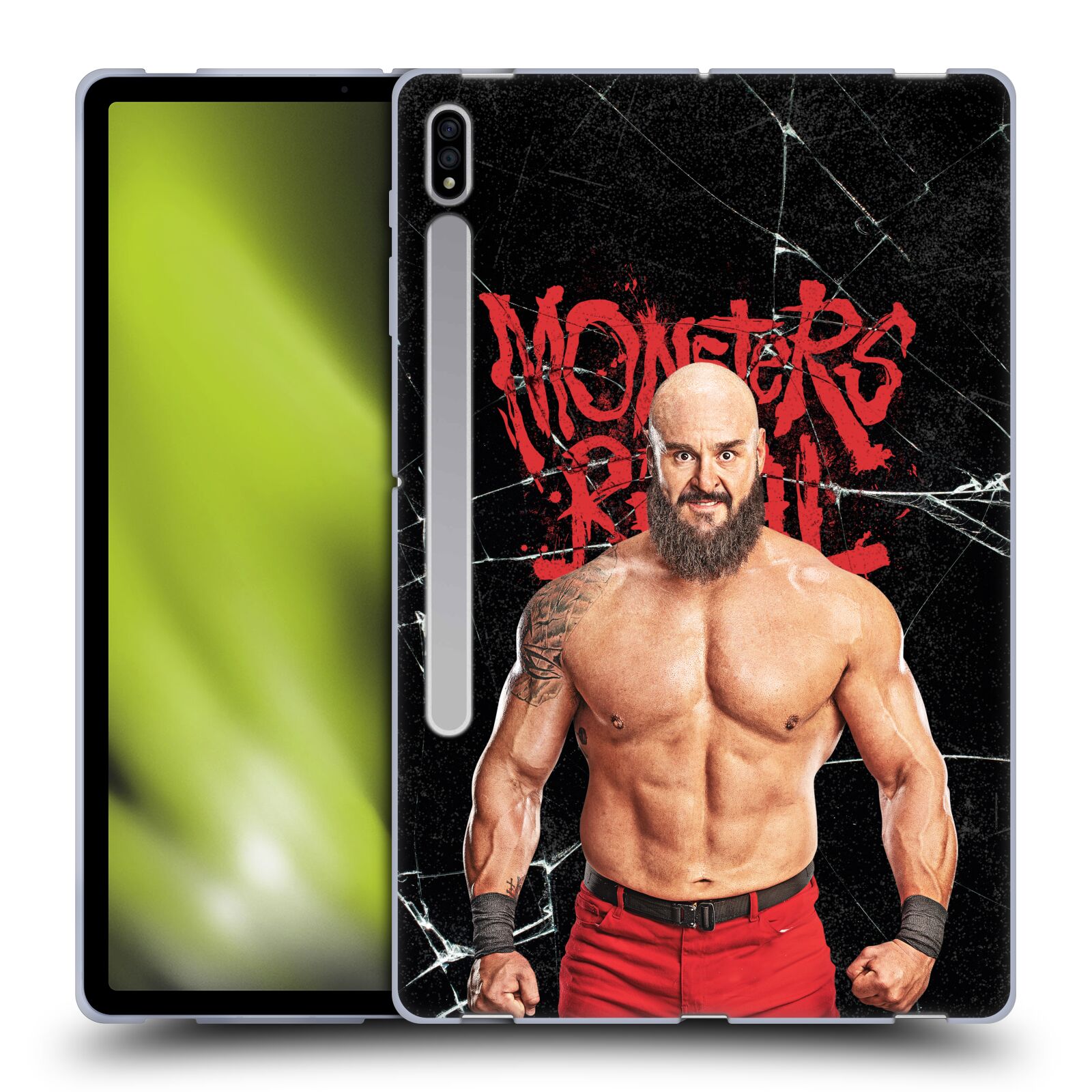 OFFICIAL WWE BRAUN STROWMAN GEL CASE FOR SAMSUNG TABLETS 1 - Picture 9 of 10