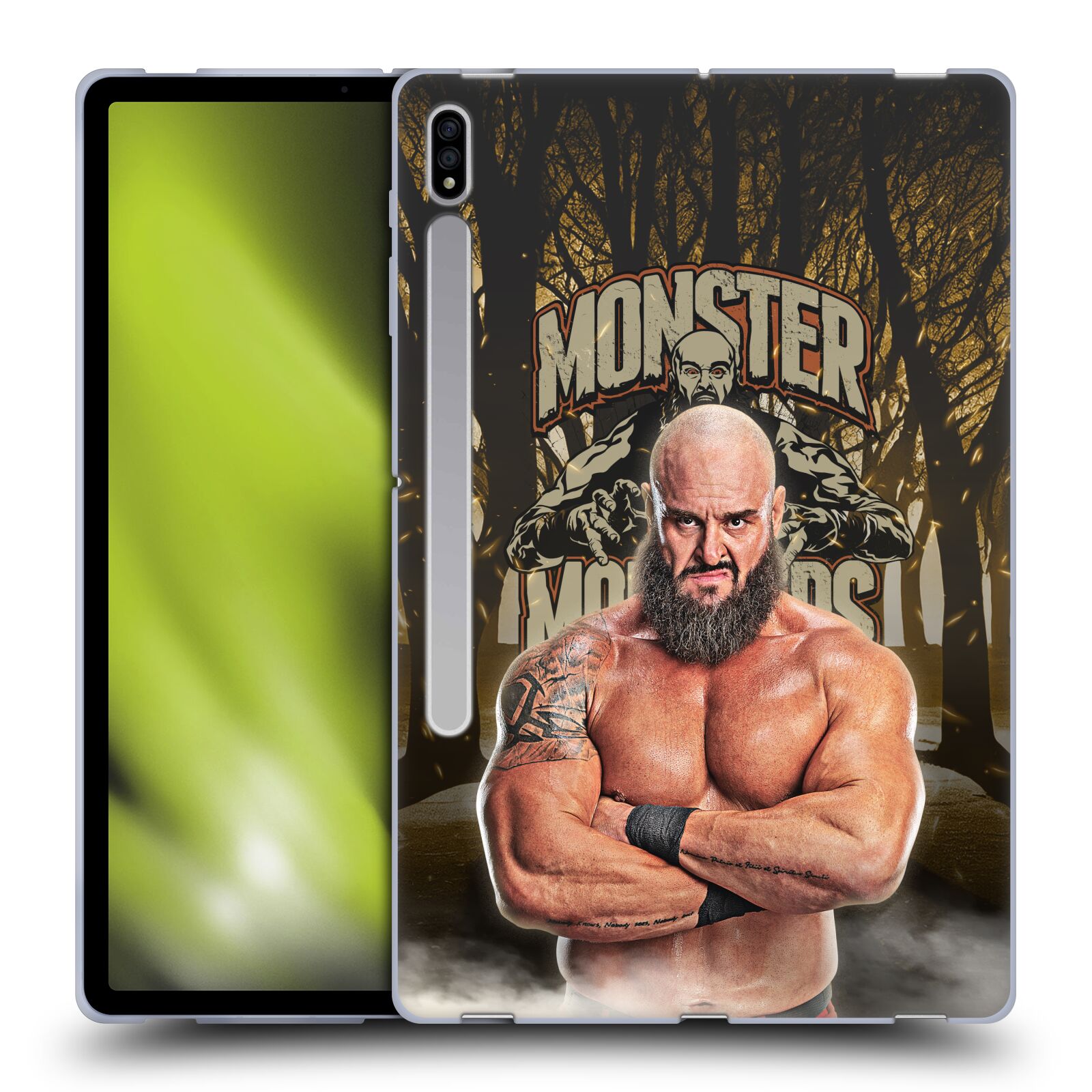 OFFICIAL WWE BRAUN STROWMAN GEL CASE FOR SAMSUNG TABLETS 1 - Picture 10 of 10