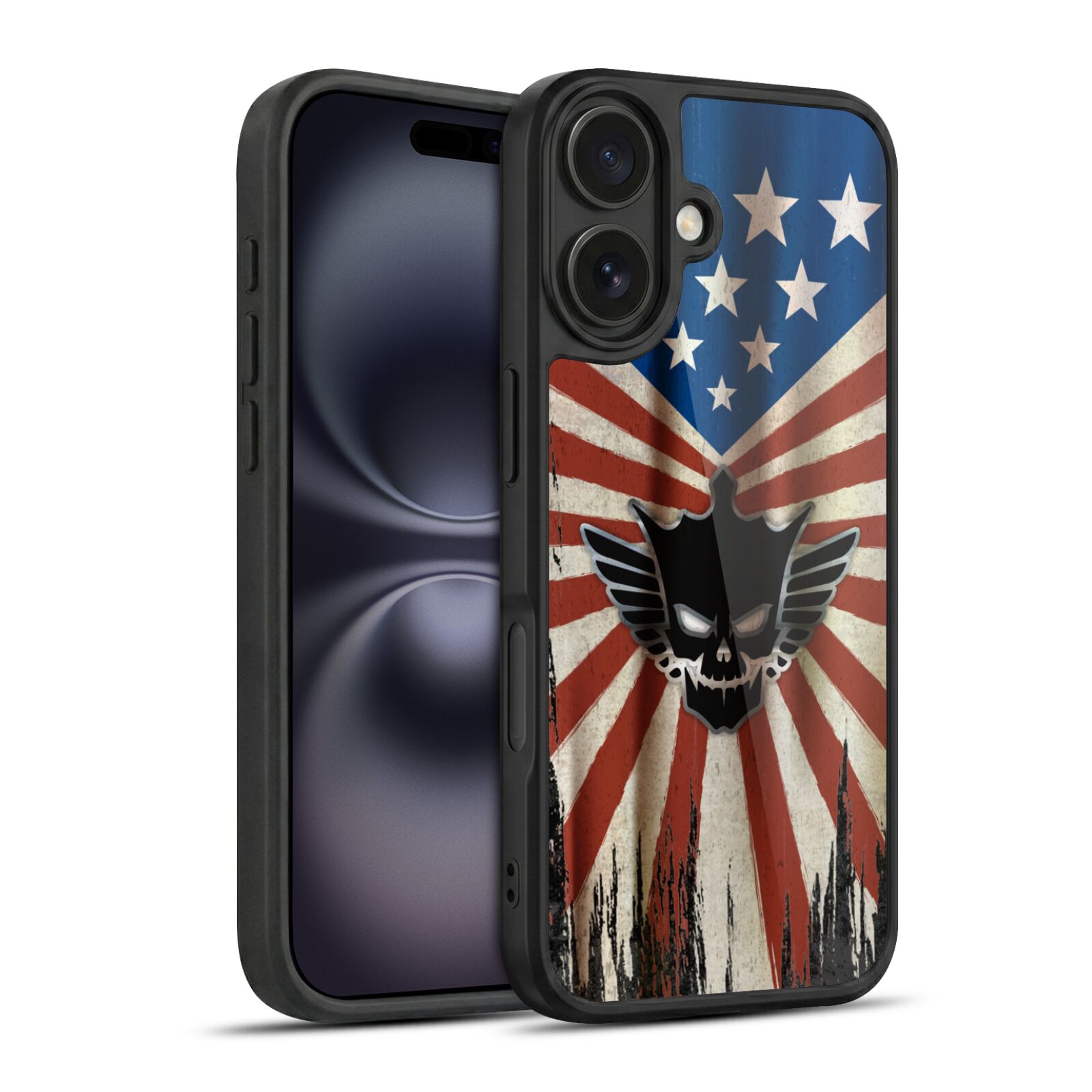 Distressed Flag Hard MagSafe Case for iPhone 16