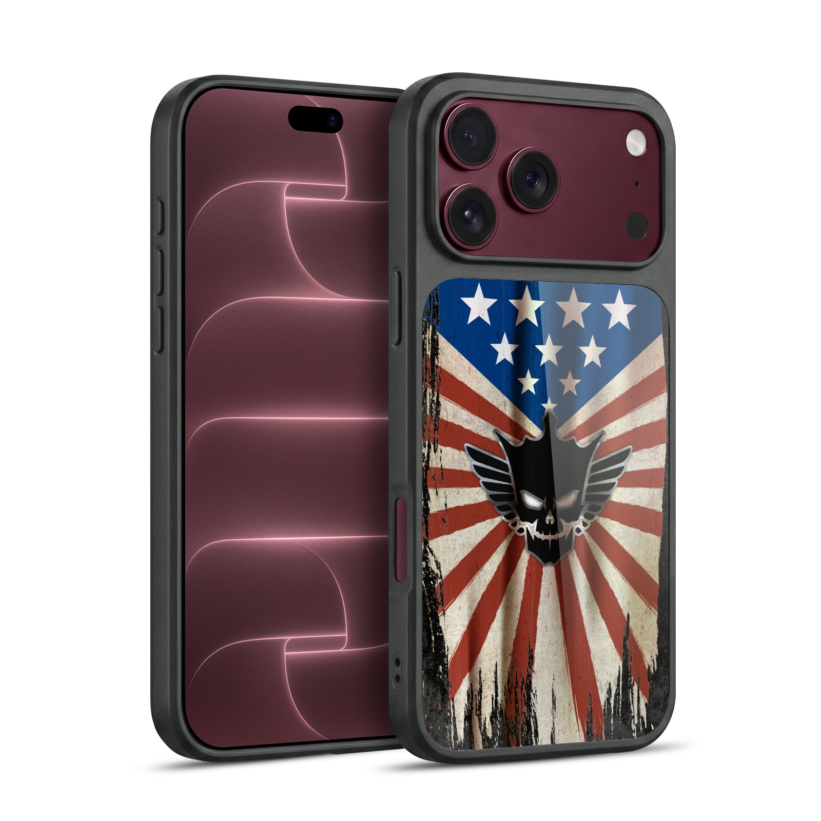 Distressed Flag Hard MagSafe Case for iPhone 18 Pro Max