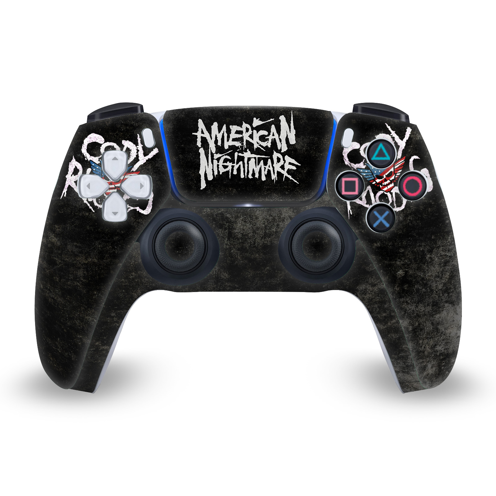 Distressed Name Gaming Skin for PS5 DualSense Controller