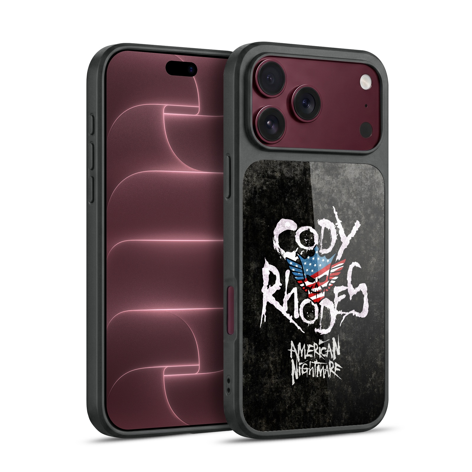 Distressed Name Hard MagSafe Case for iPhone 18 Pro Max