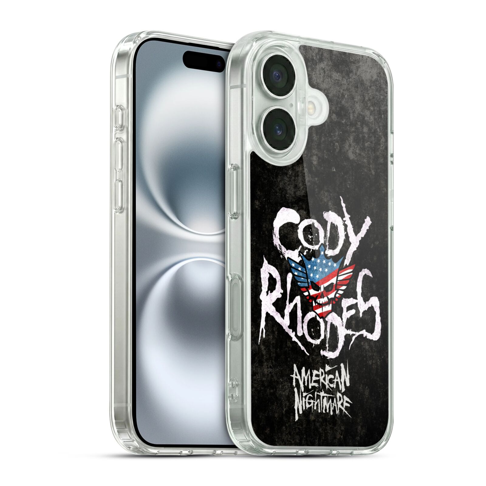 Distressed Name Hybrid MagSafe Case for iPhone 16