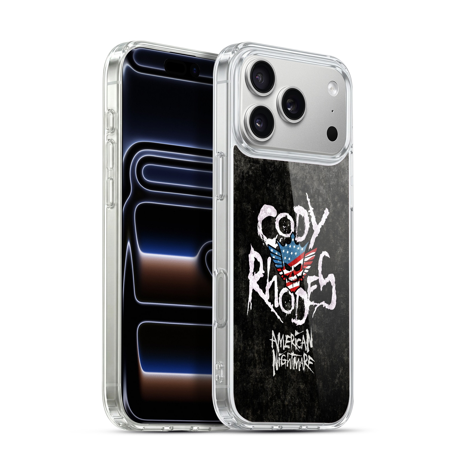 Distressed Name Hybrid MagSafe Case for iPhone 17 Pro Max