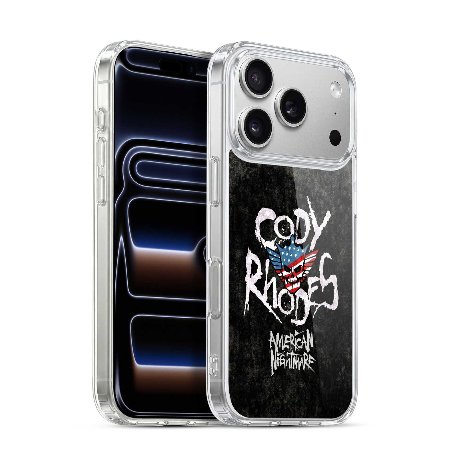 Distressed Name Hybrid MagSafe Case for iPhone 17 Pro