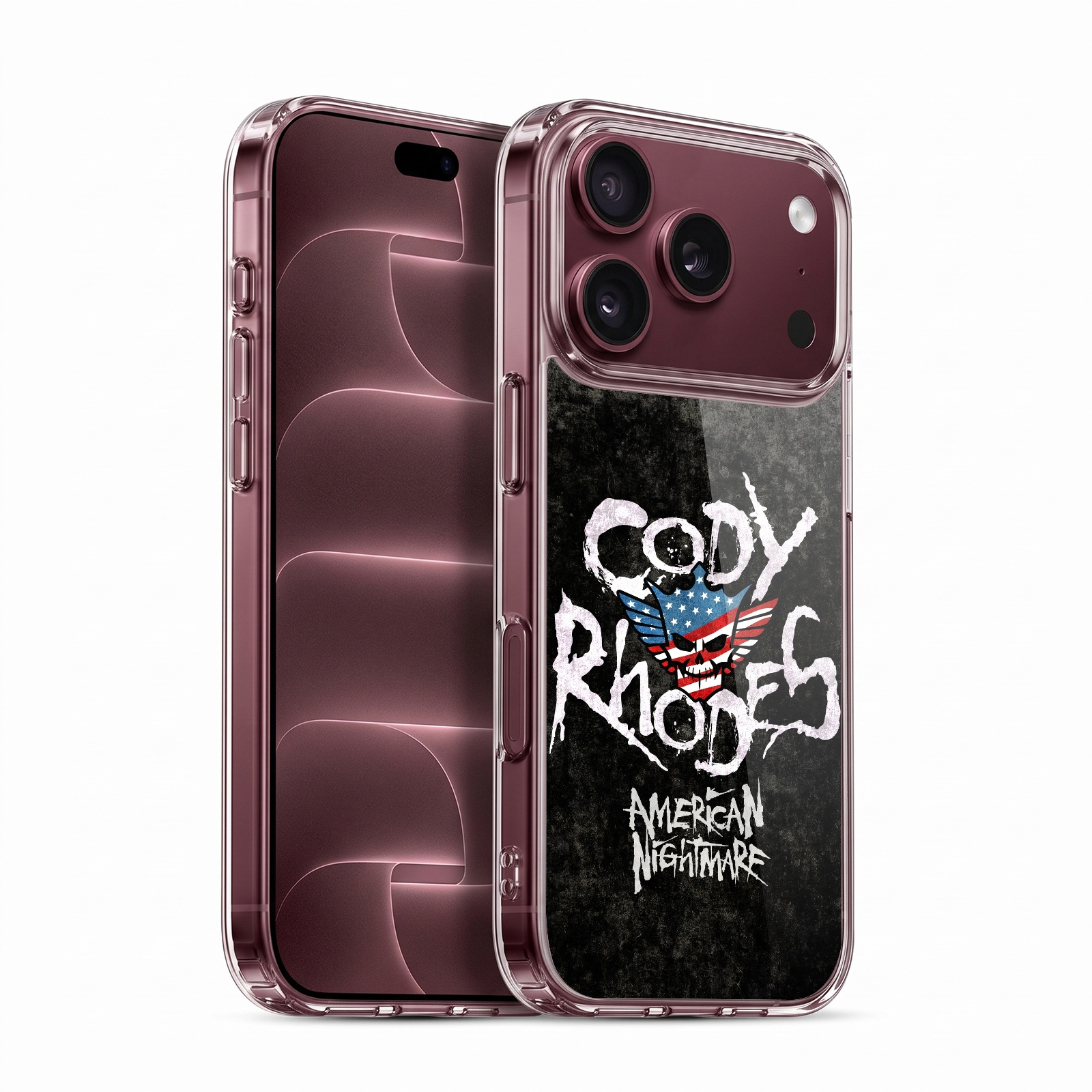Distressed Name Hybrid MagSafe Case for iPhone 18 Pro