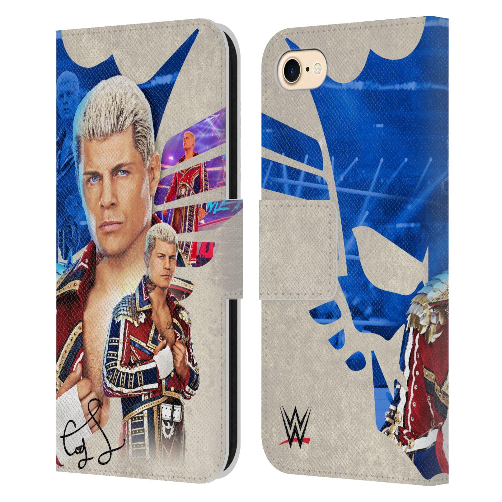 Superstar Graphics Leather Wallet Case for iPhone 7 / 8 / SE (2020, 2022)