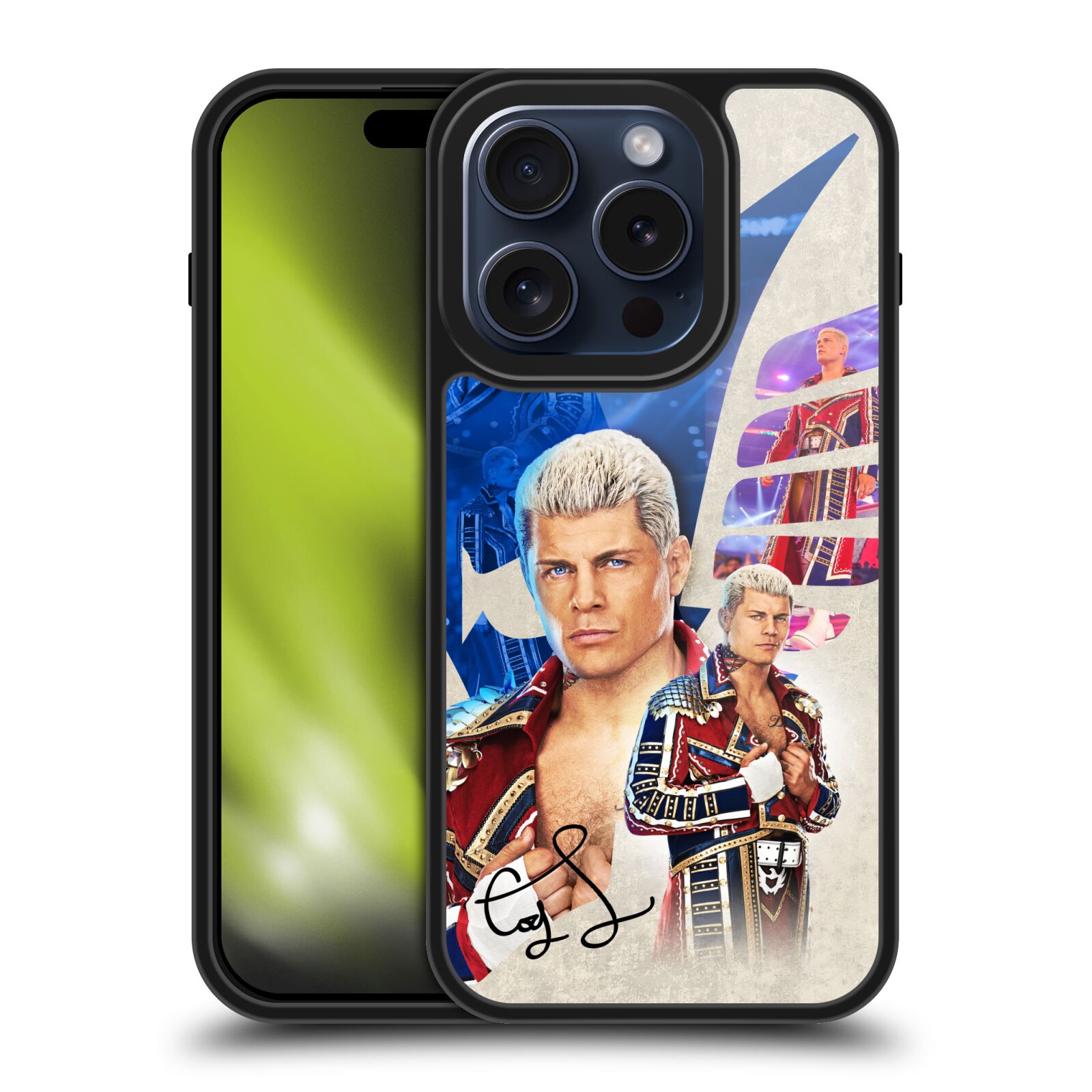 OFFICIAL WWE CODY RHODES GEL ARMOR CASE FOR APPLE iPHONE PHONES - Picture 10 of 10