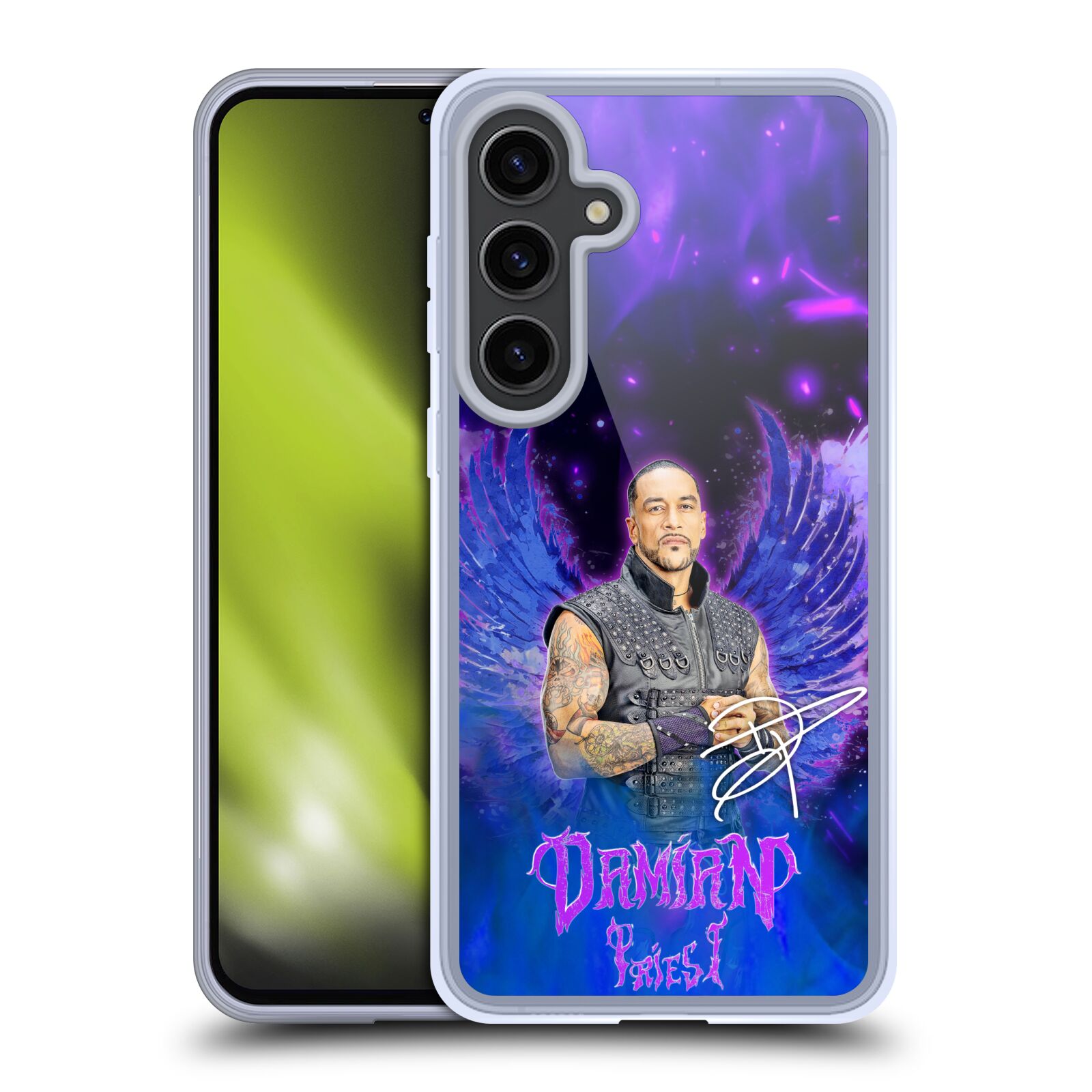 OFFICIAL WWE DAMIAN PRIEST GEL CASE COMPATIBLE WITH SAMSUNG PHONES & MAGSAFE - Picture 8 of 9