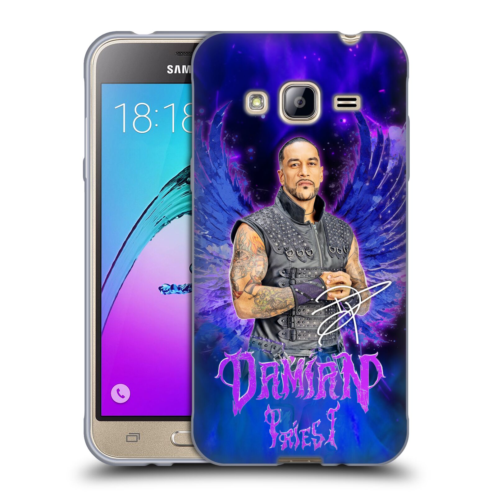 OFFICIAL WWE DAMIAN PRIEST SOFT GEL CASE FOR SAMSUNG PHONES 3 - Picture 8 of 9