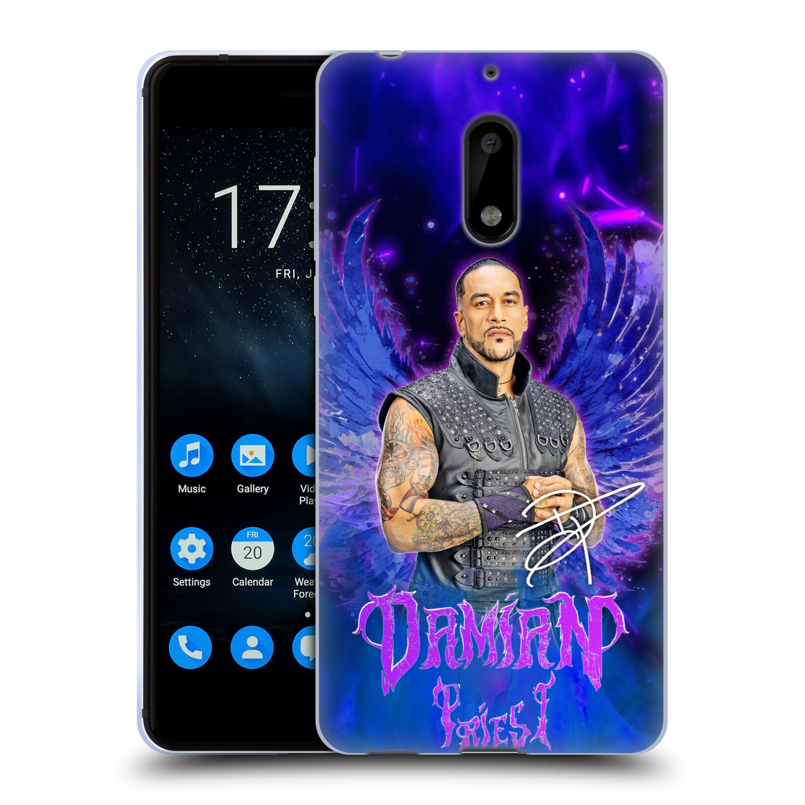 OFFICIAL WWE DAMIAN PRIEST SOFT GEL CASE FOR NOKIA PHONES 1 - Picture 8 of 9