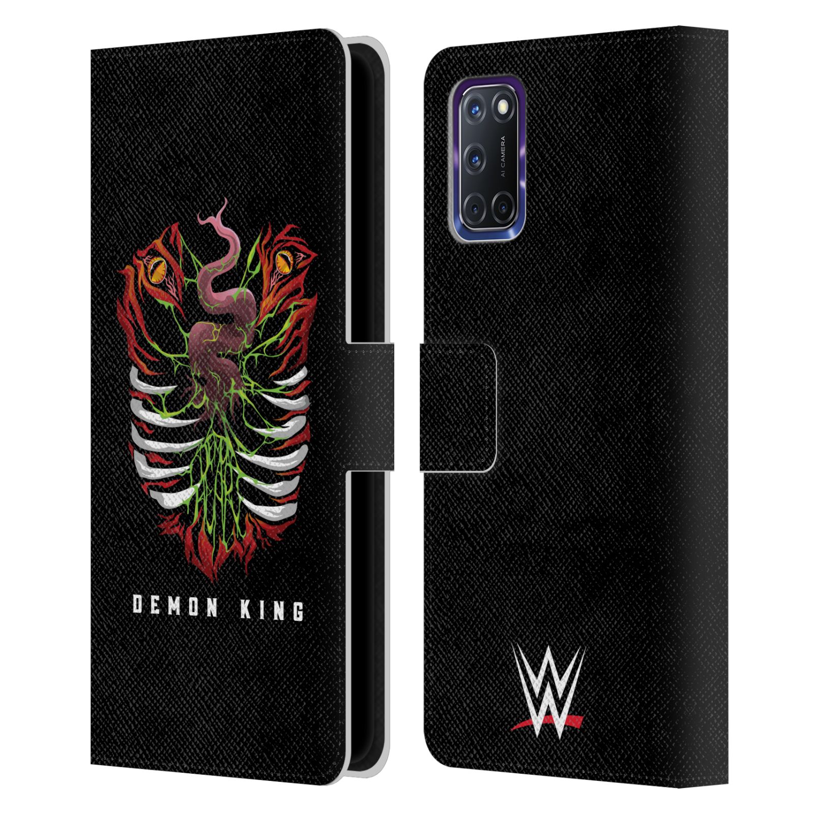 OFFIZIELLE WWE FINN BALOR BRIEFTASCHE HÜLLE HUELLE AUS LEDER FÜR OPPO HANDYS - Bild 8 von 9