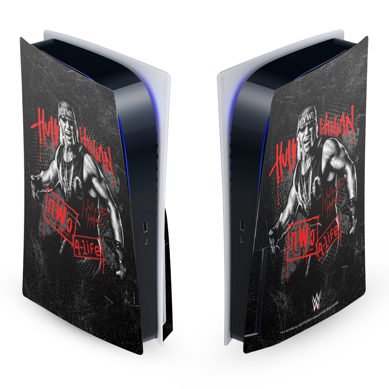 OFFICIAL WWE HULK HOGAN MATTE VINYL SKIN DECAL FOR SONY PS5 DISC EDITION CONSOLE